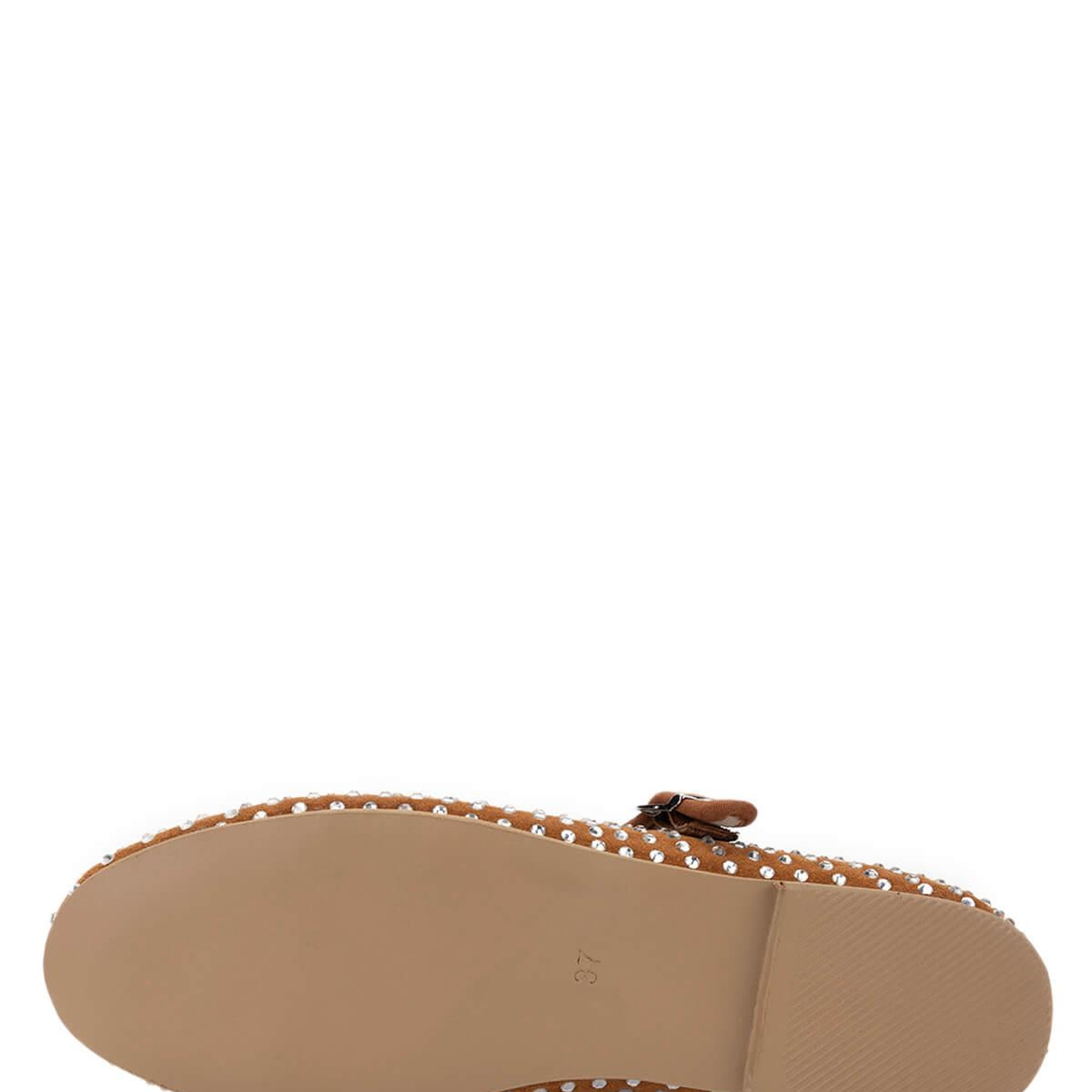 Tamer Tanca Kadın Hakiki Deri Taba Süet Babet Ayakkabı