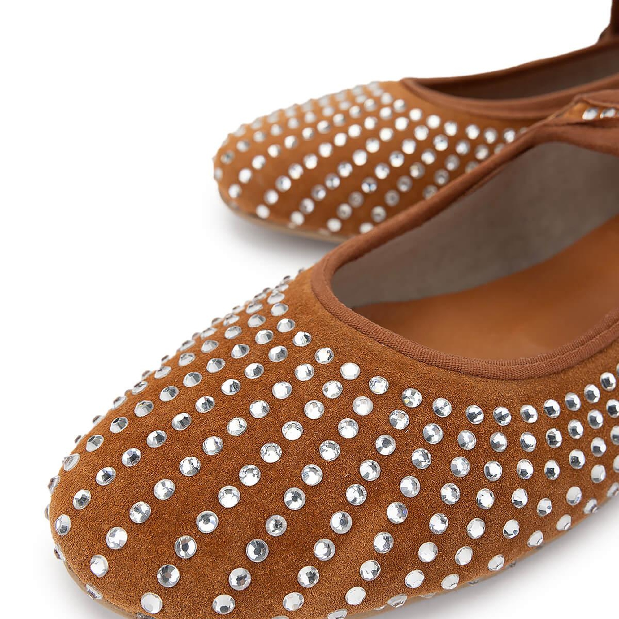 Tamer Tanca Kadın Hakiki Deri Taba Süet Babet Ayakkabı