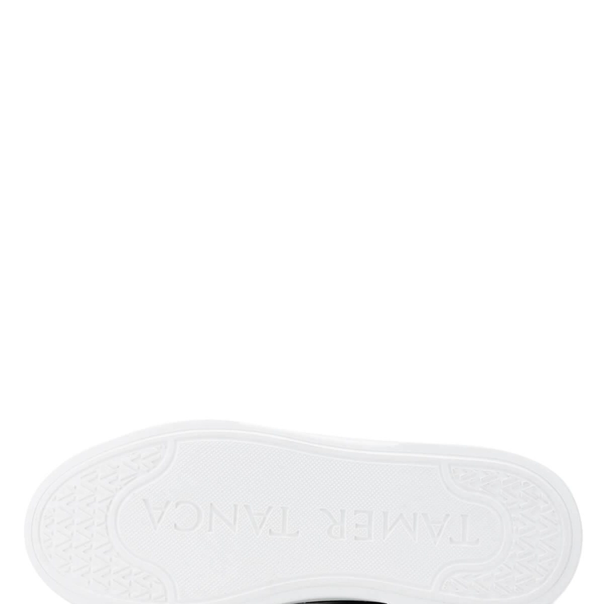 Tamer Tanca Erkek Hakiki Deri Siyah Floter Sneakers & Spor Ayakkabı