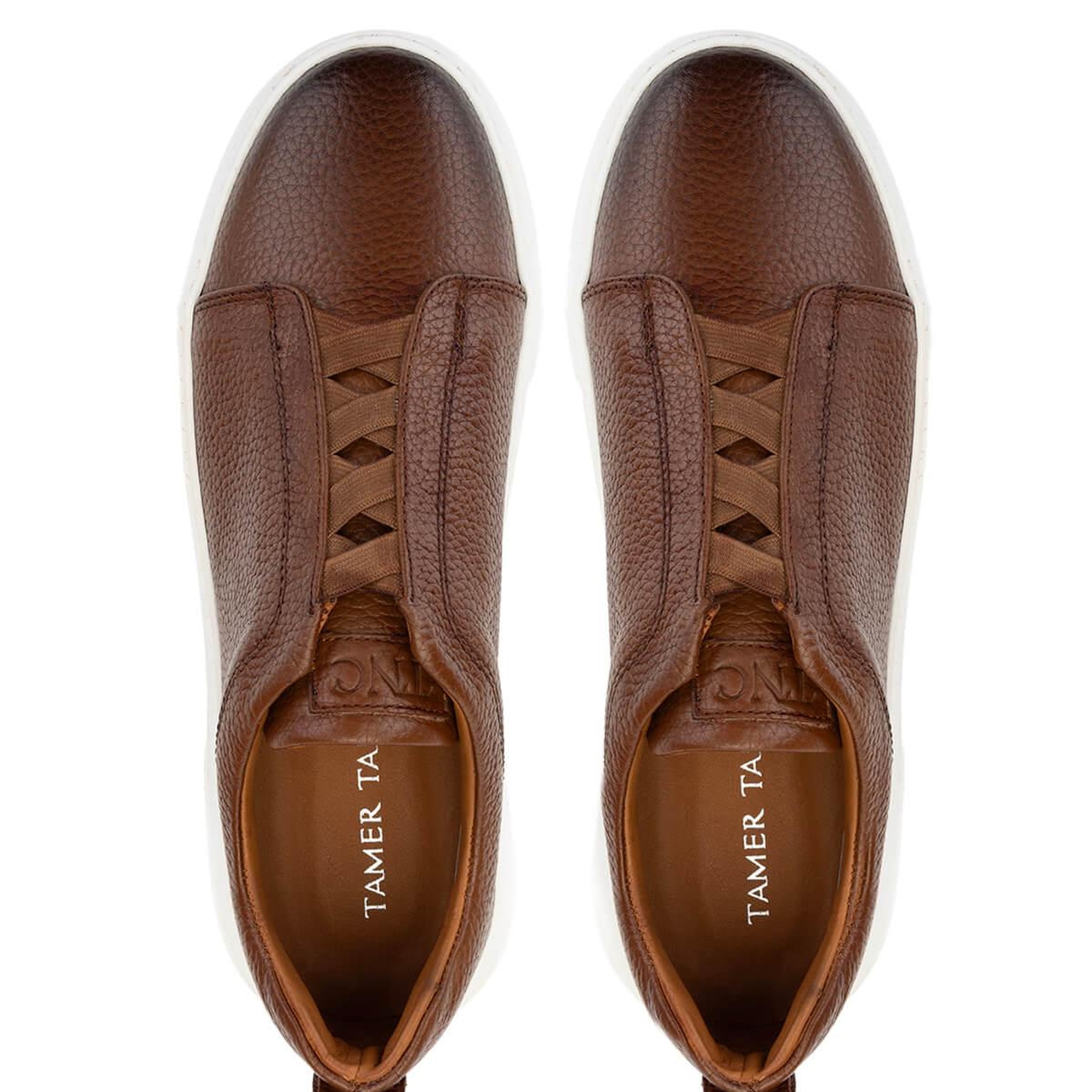 Tamer Tanca Erkek Hakiki Deri Taba Sneakers & Spor Ayakkabı