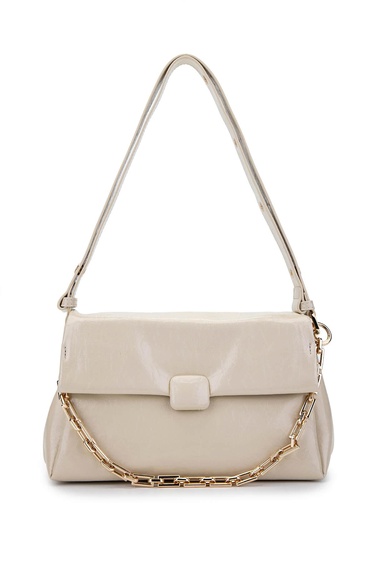  Tamer Tanca Kadın Vegan Bej Omuz Çanta