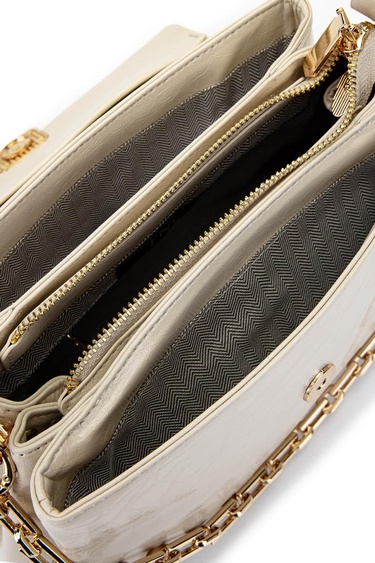  Tamer Tanca Kadın Vegan Bej Omuz Çanta