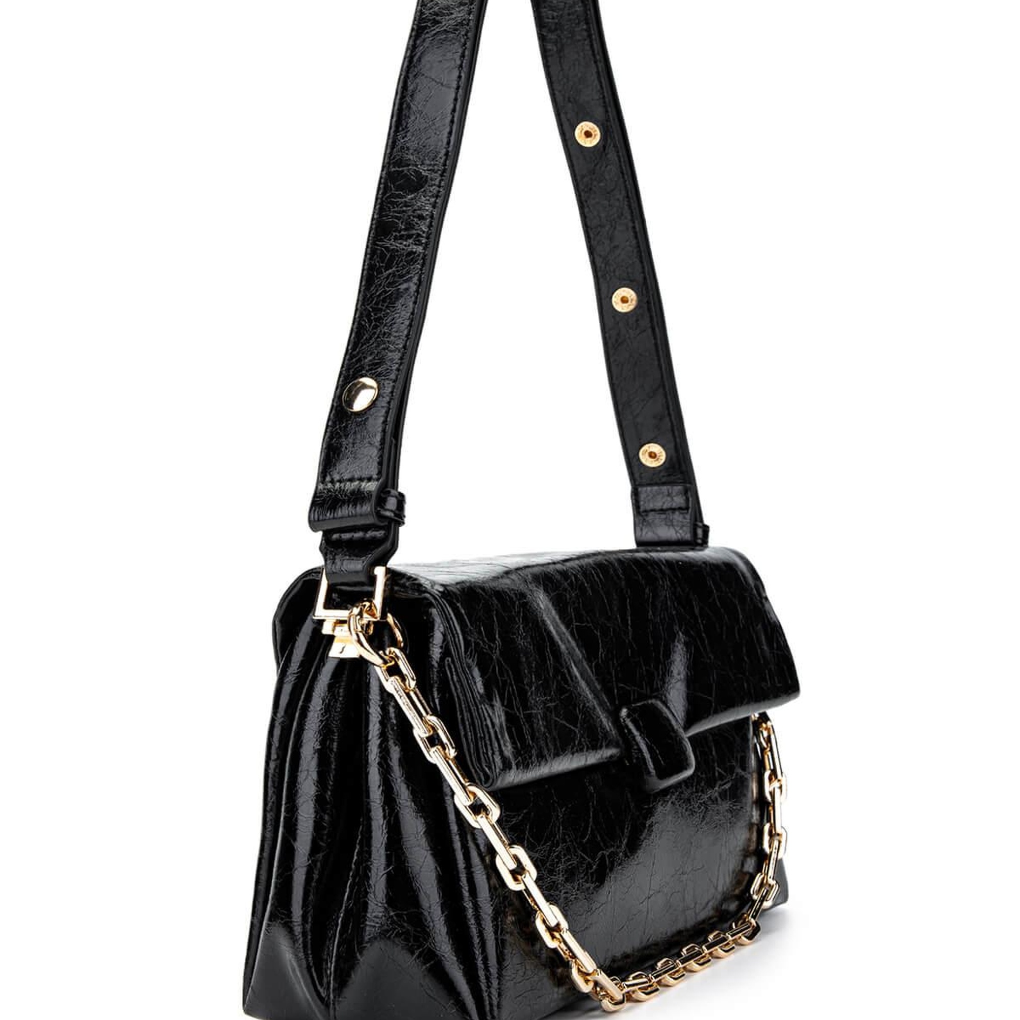 Tamer Tanca Kadın Vegan Siyah Omuz Çanta