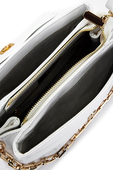  Tamer Tanca Kadın Vegan Beyaz Omuz Çanta