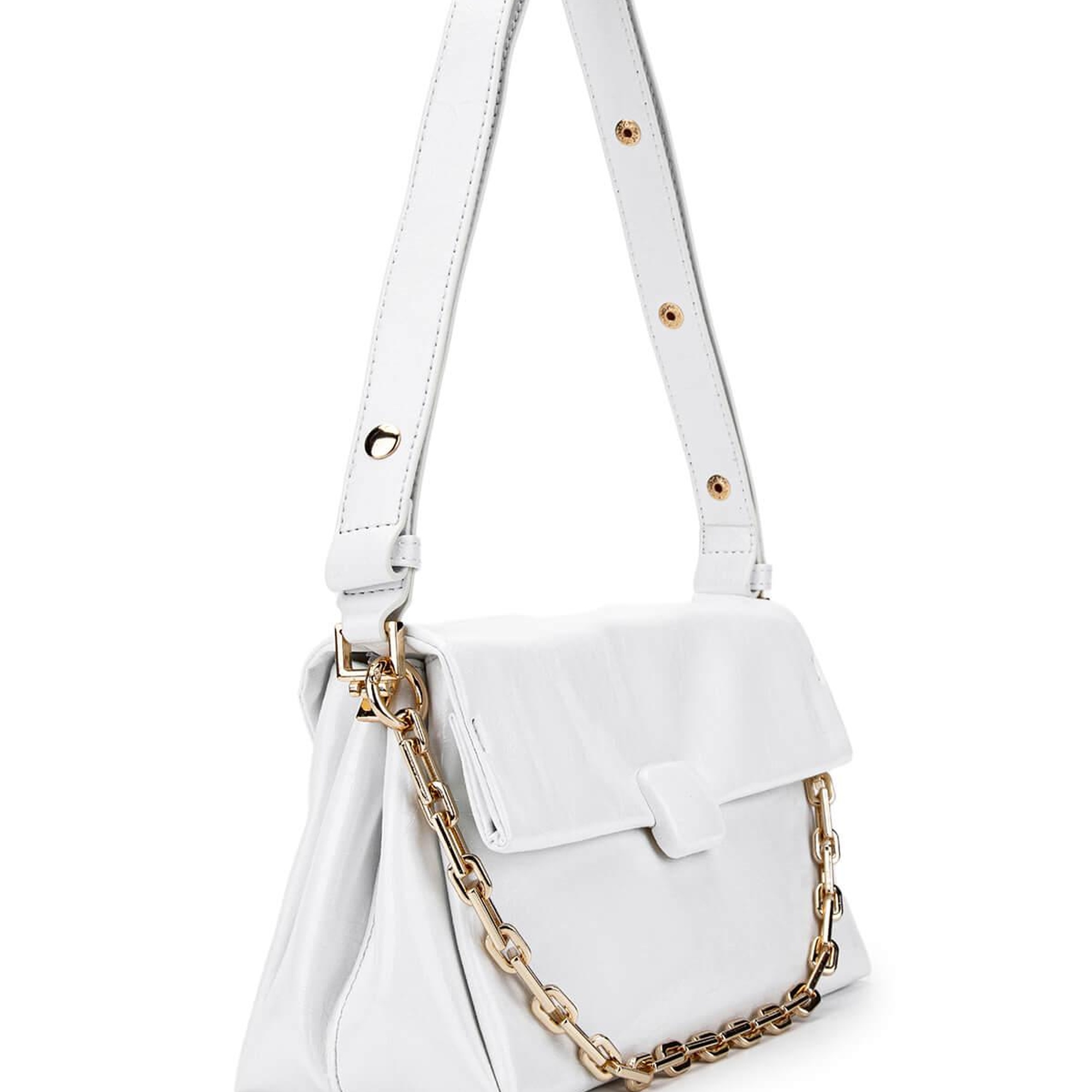 Tamer Tanca Kadın Vegan Beyaz Omuz Çanta