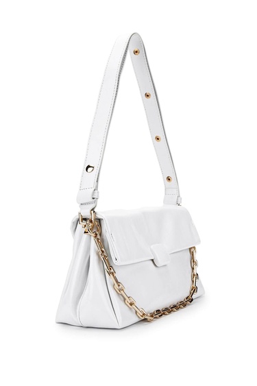  Tamer Tanca Kadın Vegan Beyaz Omuz Çanta