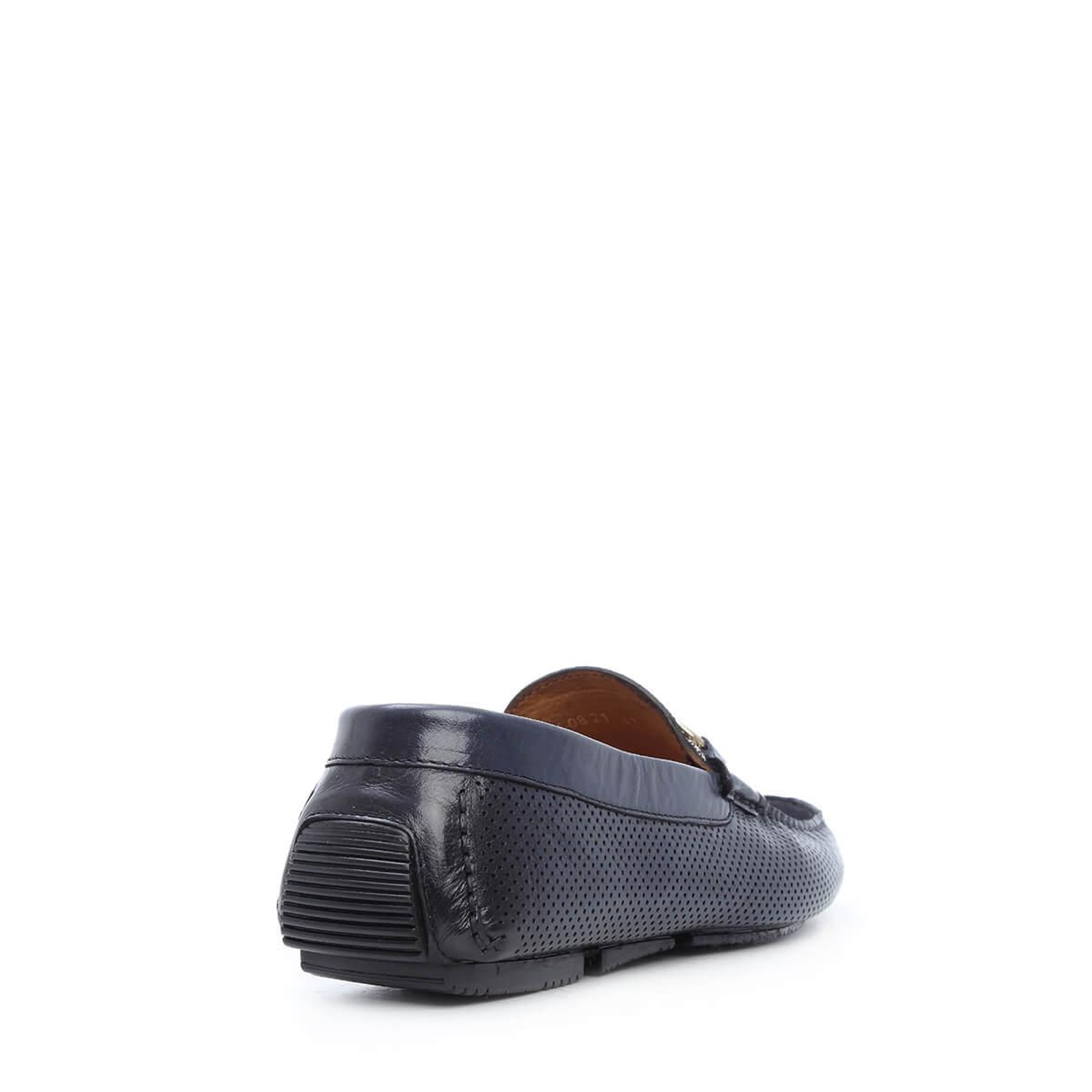 Tamer Tanca Erkek Hakiki Deri Lacivert Loafer Ayakkabı