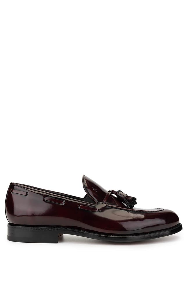  Tamer Tanca Erkek Hakiki Deri Bordo Klasik Ayakkabı