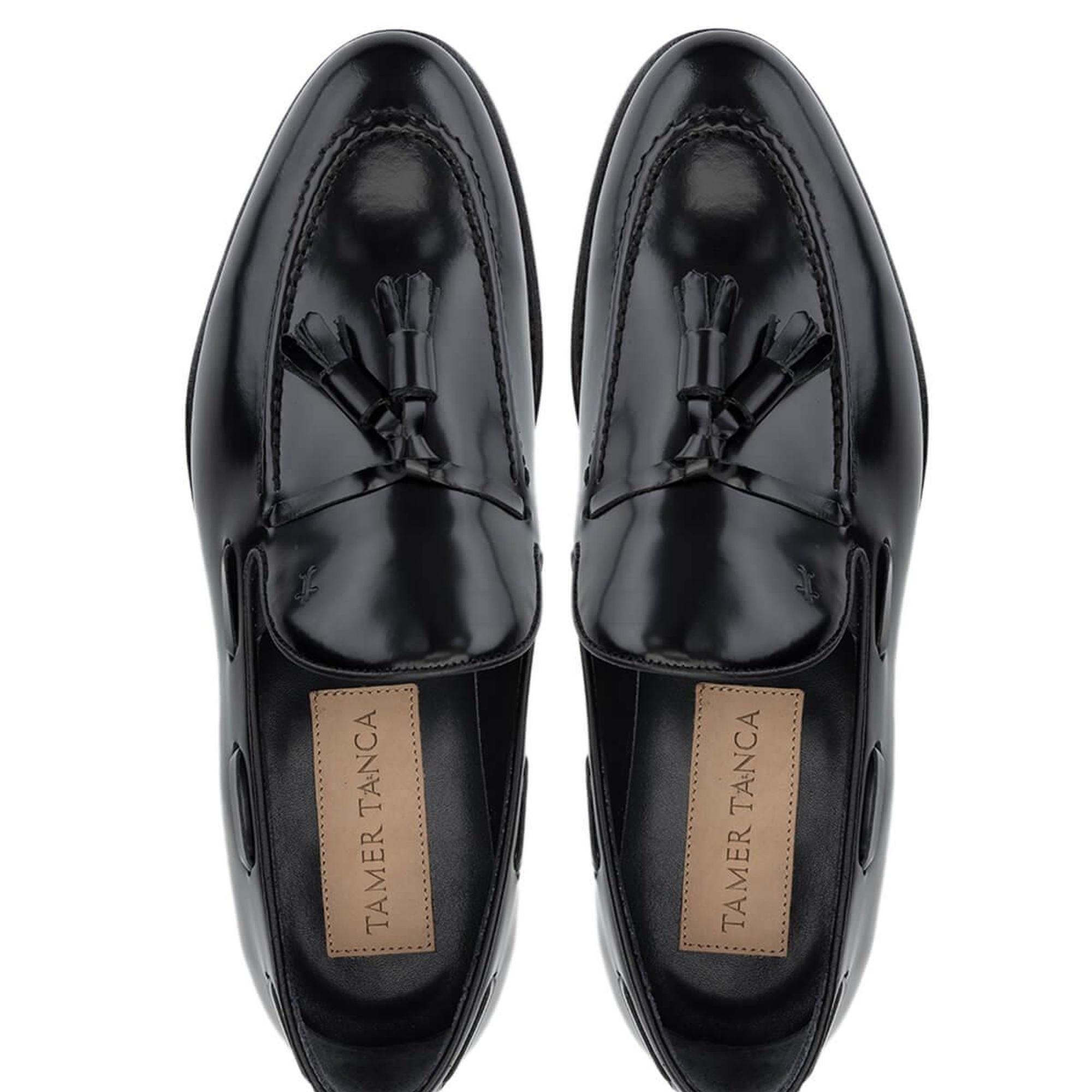 Tamer Tanca Erkek Hakiki Deri Siyah Açma Klasik Ayakkabı