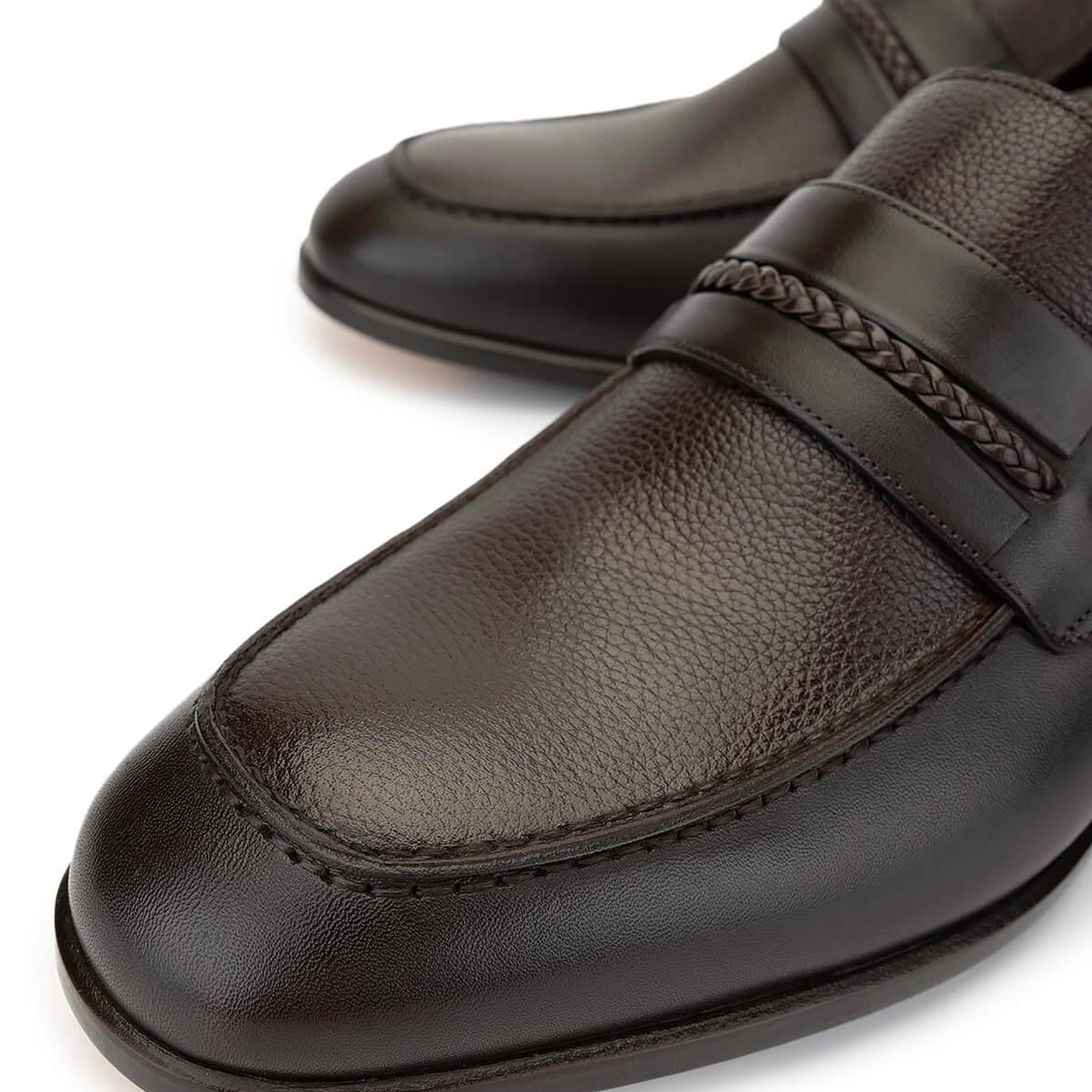 Tamer Tanca Erkek Hakiki Deri Kahverengi Klasik Ayakkabı