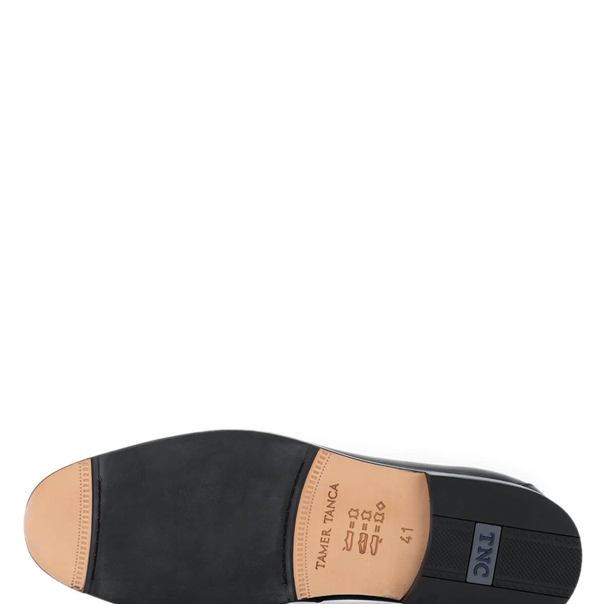 Tamer Tanca Erkek Hakiki Deri Siyah Deri Klasik Ayakkabı