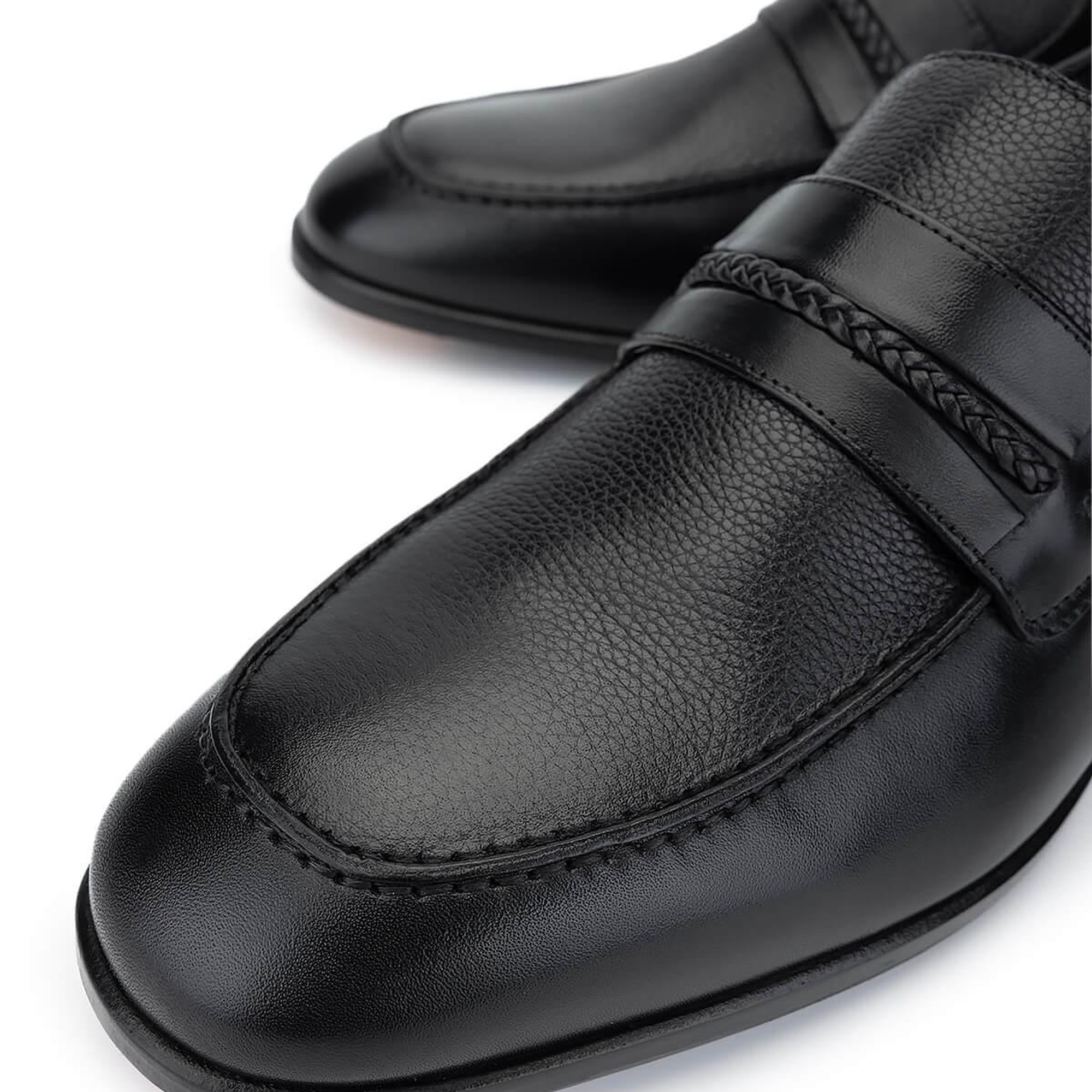 Tamer Tanca Erkek Hakiki Deri Siyah Deri Klasik Ayakkabı