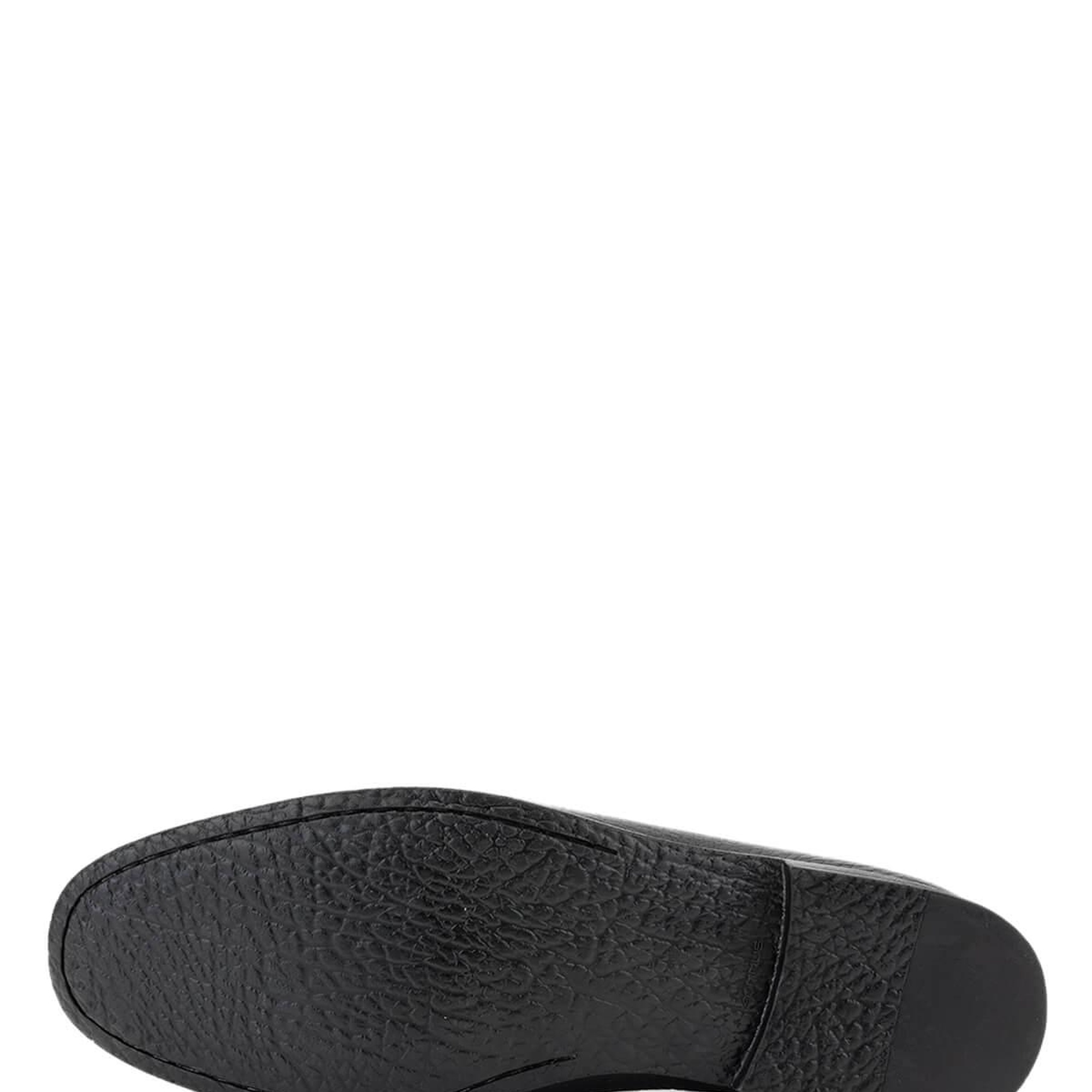 Tamer Tanca Erkek Hakiki Deri Siyah Deri Loafer Ayakkabı