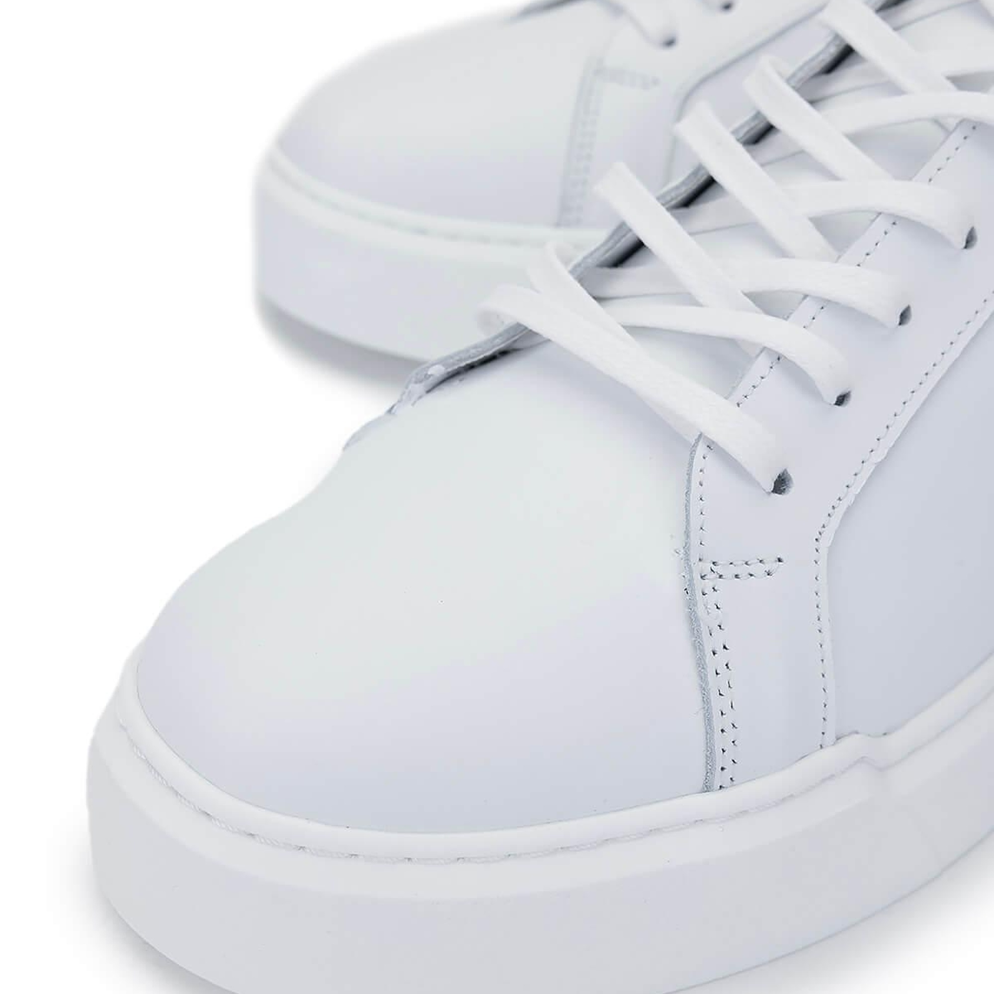 Tamer Tanca Erkek Hakiki Deri Beyaz Sneakers & Spor Ayakkabı