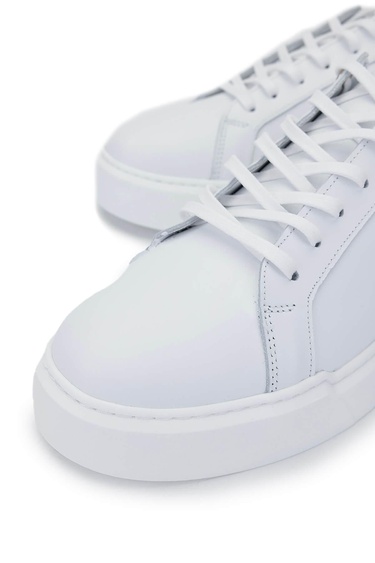  Tamer Tanca Erkek Hakiki Deri Beyaz Sneakers & Spor Ayakkabı