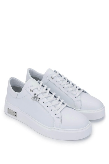  Tamer Tanca Erkek Hakiki Deri Beyaz Sneakers & Spor Ayakkabı