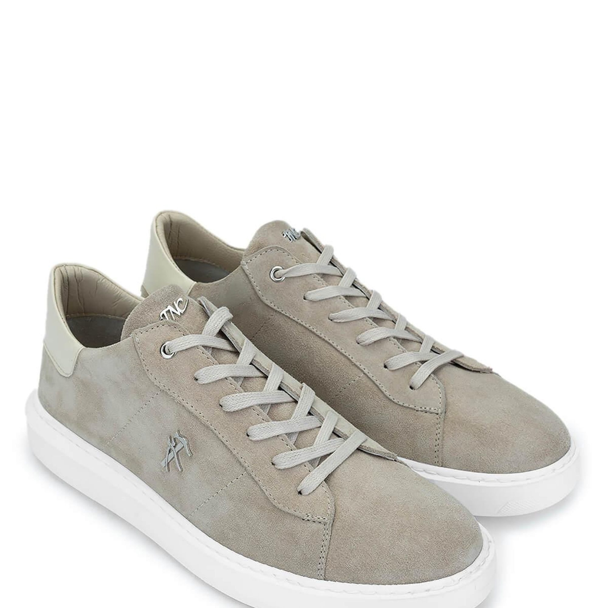 Tamer Tanca Erkek Hakiki Deri Bej Süet Sneakers & Spor Ayakkabı