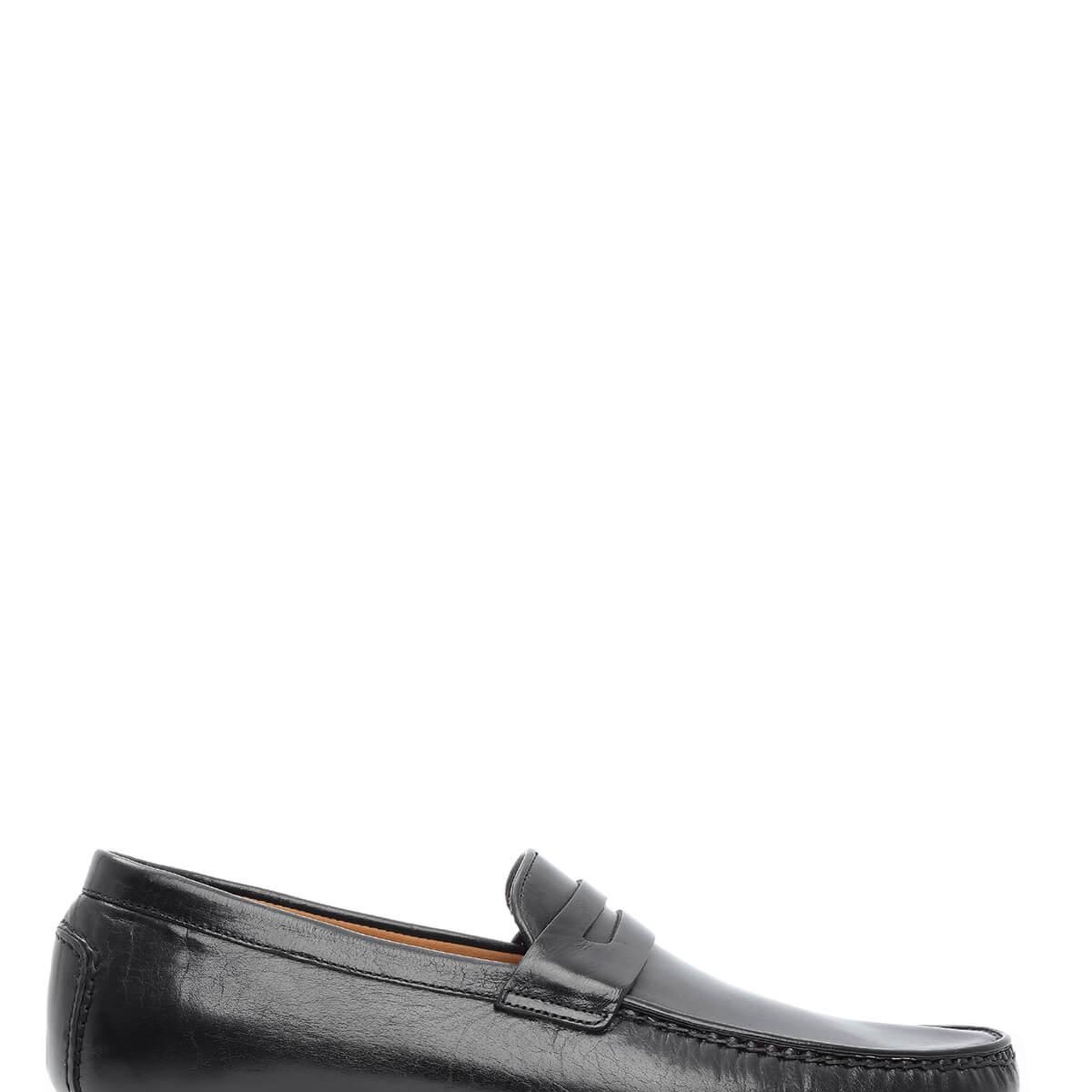 Tamer Tanca Erkek Hakiki Deri Siyah Bufalo Makosen Ayakkabı