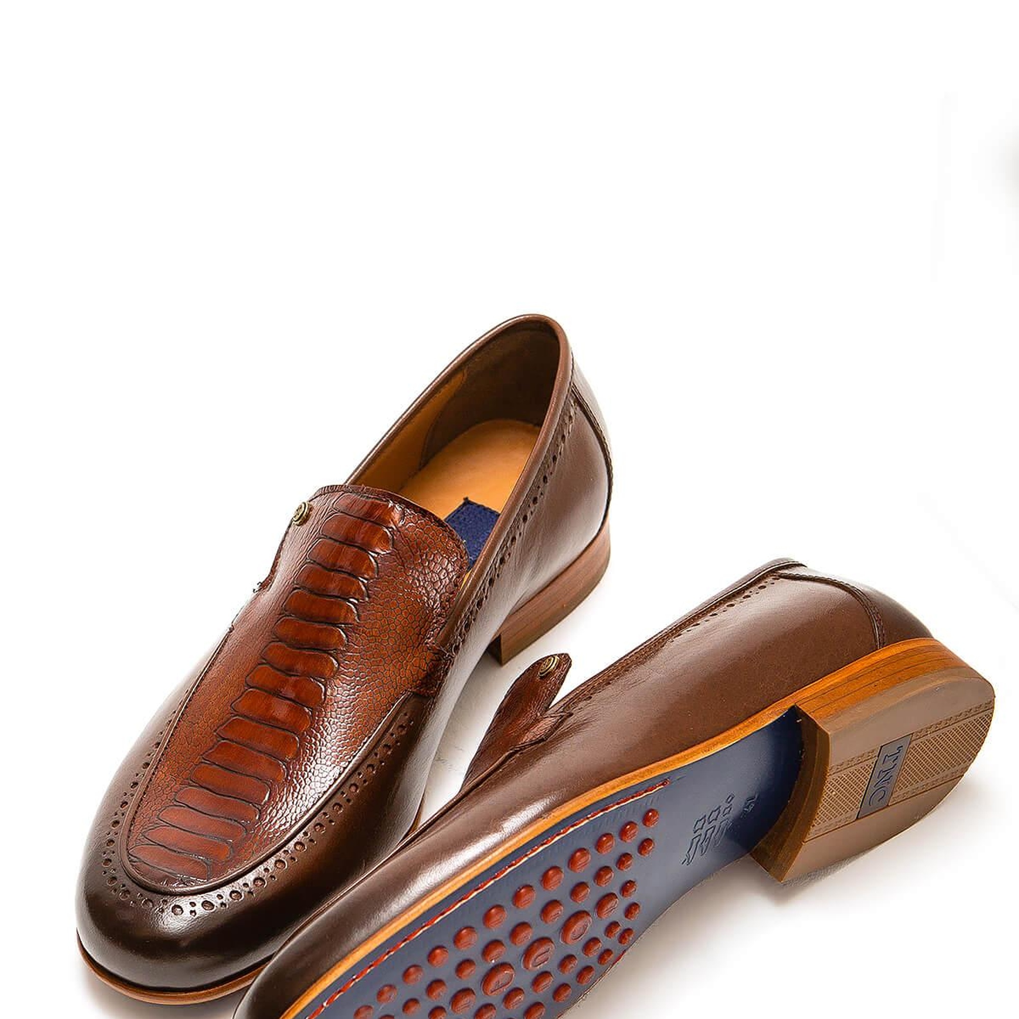 Tamer Tanca Erkek Hakiki Deri Taba Makosen Ayakkabı