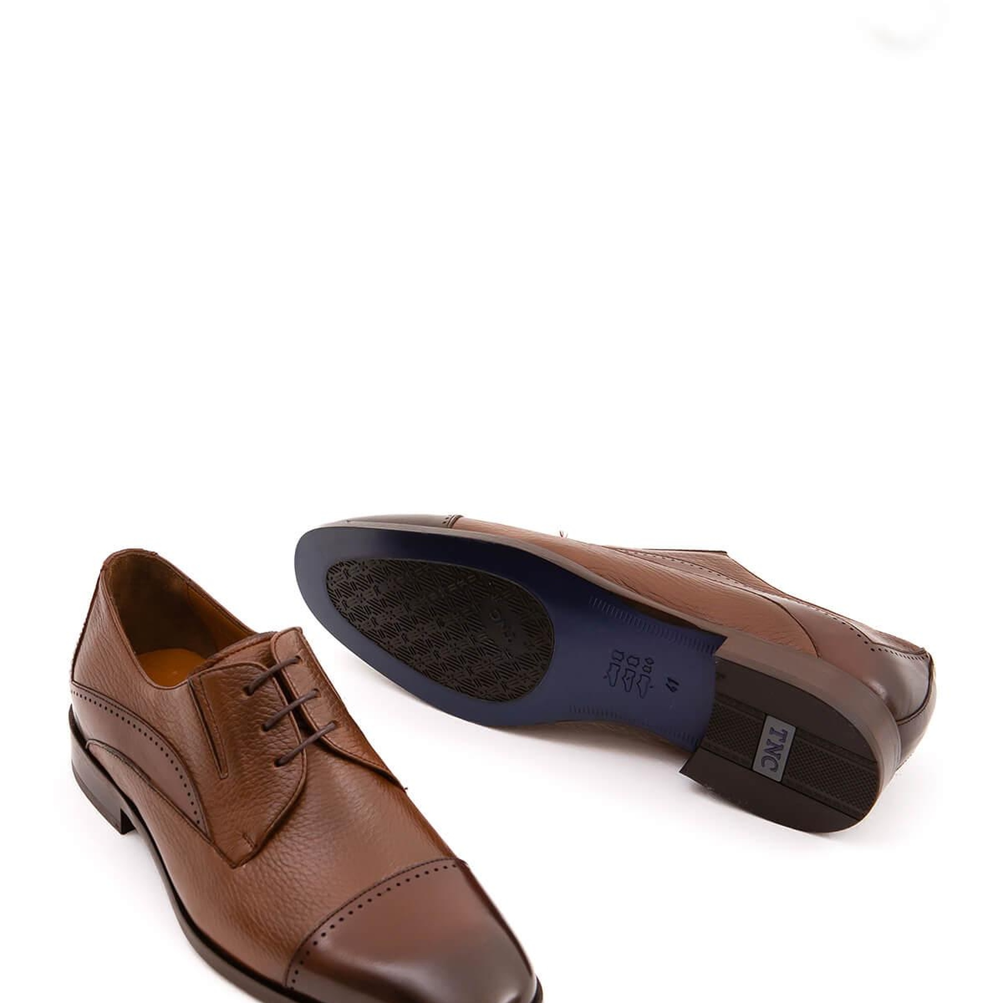 Tamer Tanca Erkek Hakiki Deri Taba Bufalo Klasik Ayakkabı