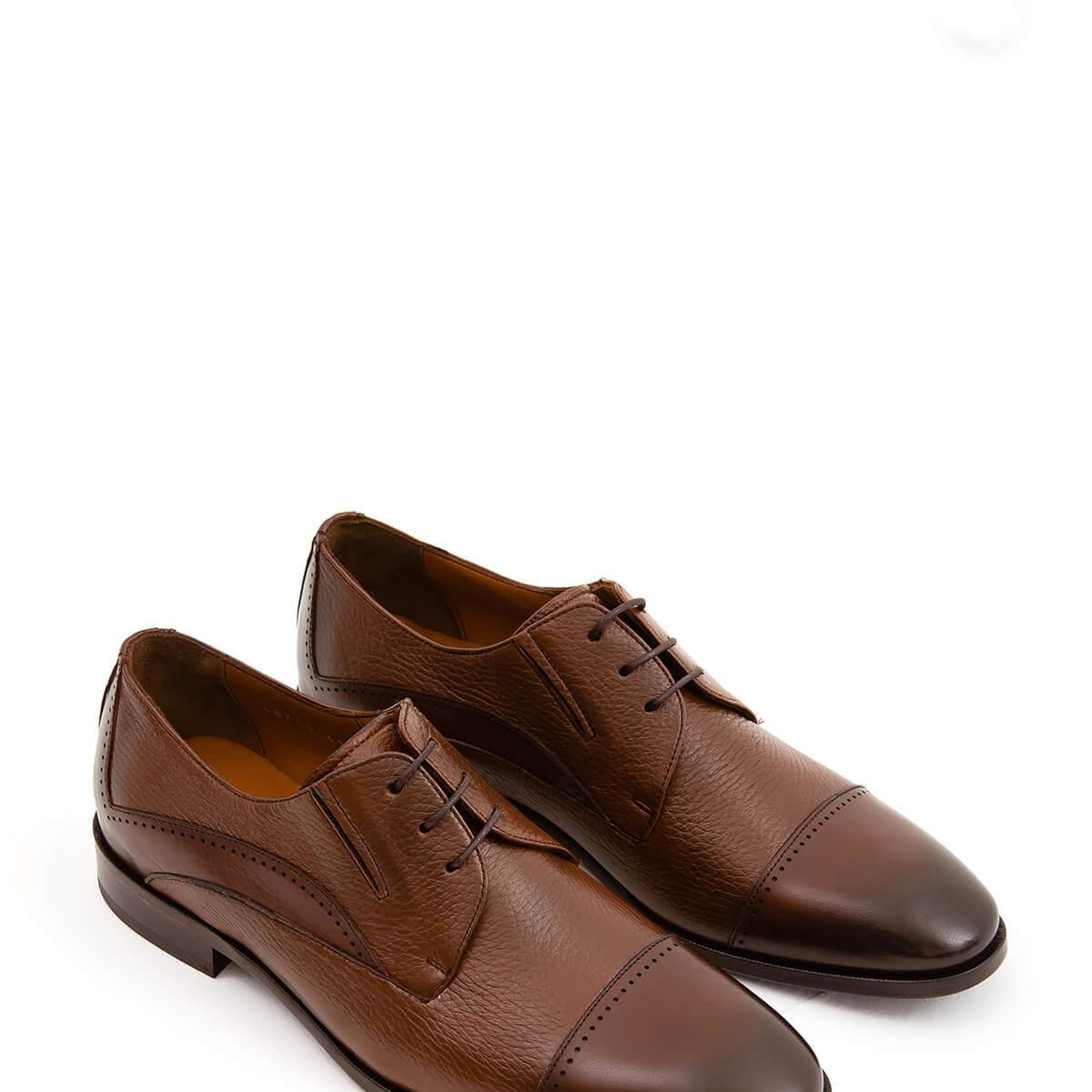 Tamer Tanca Erkek Hakiki Deri Taba Bufalo Klasik Ayakkabı