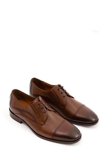  Tamer Tanca Erkek Hakiki Deri Taba Bufalo Klasik Ayakkabı