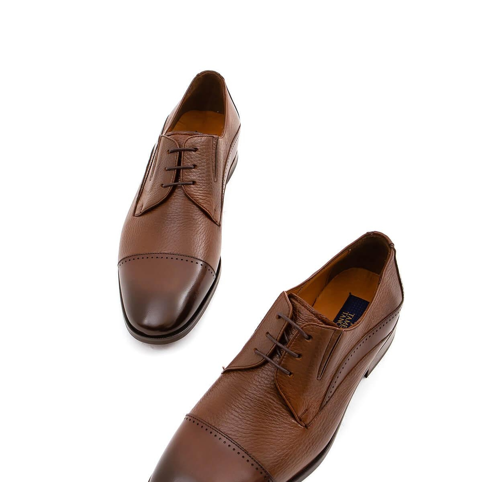 Tamer Tanca Erkek Hakiki Deri Taba Bufalo Klasik Ayakkabı