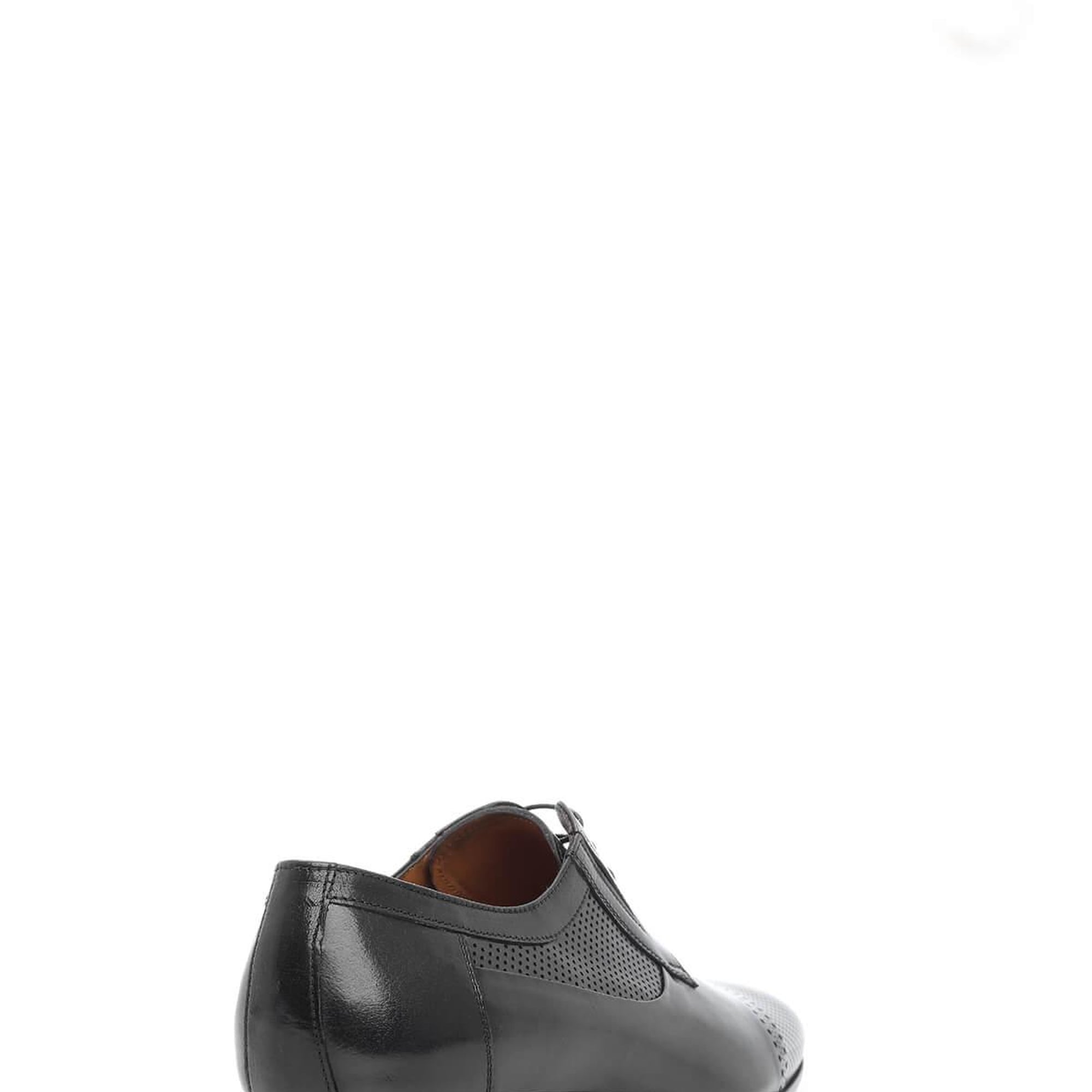 Tamer Tanca Erkek Hakiki Deri Siyah Bufalo Klasik Ayakkabı