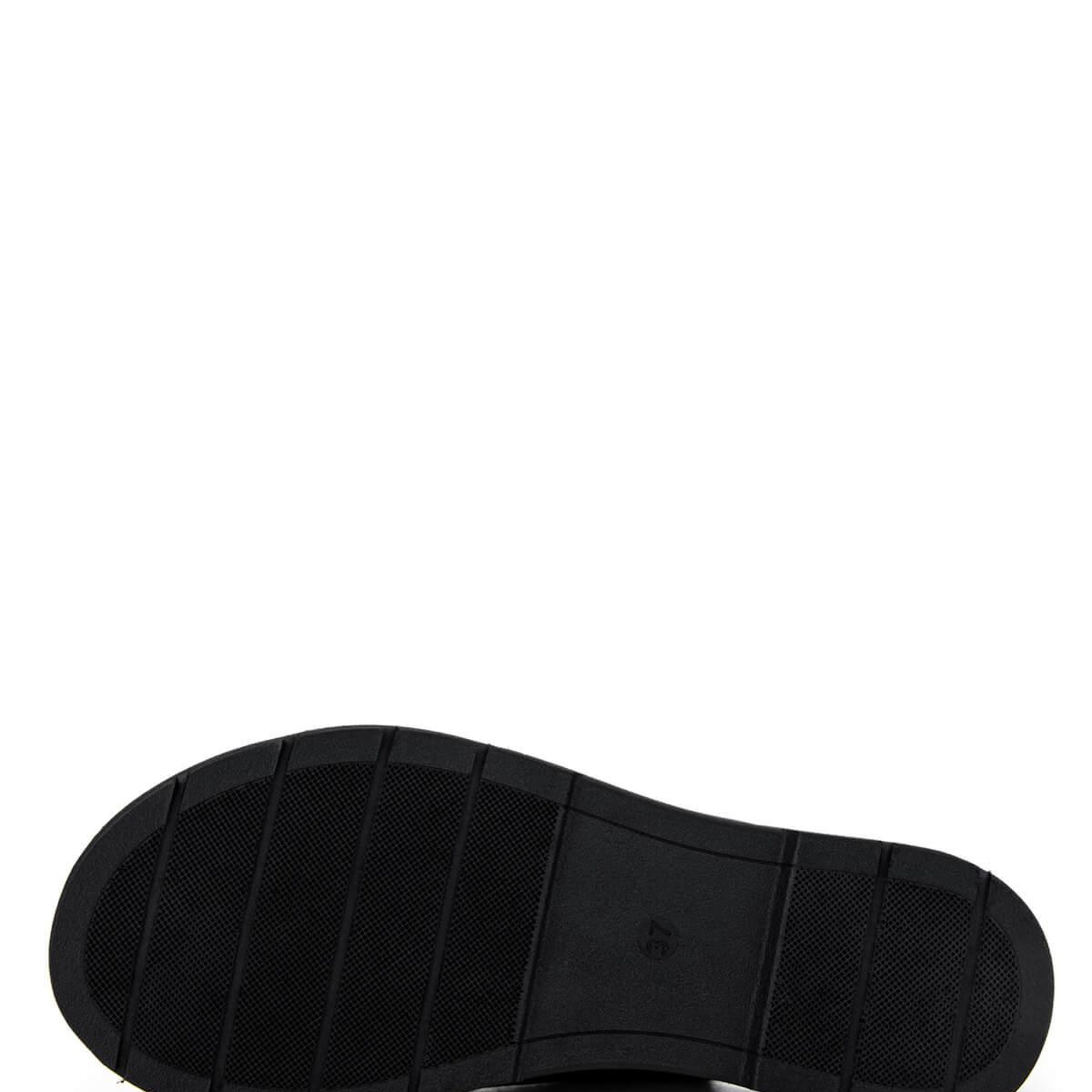 Tamer Tanca Kadın Hakiki Deri Siyah Topuklu Sandalet