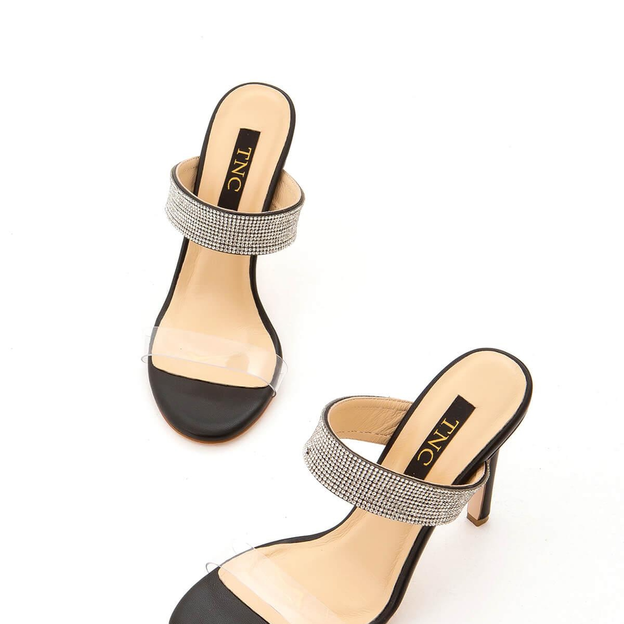 Tamer Tanca Kadın Vegan Siyah Topuklu Ayakkabı