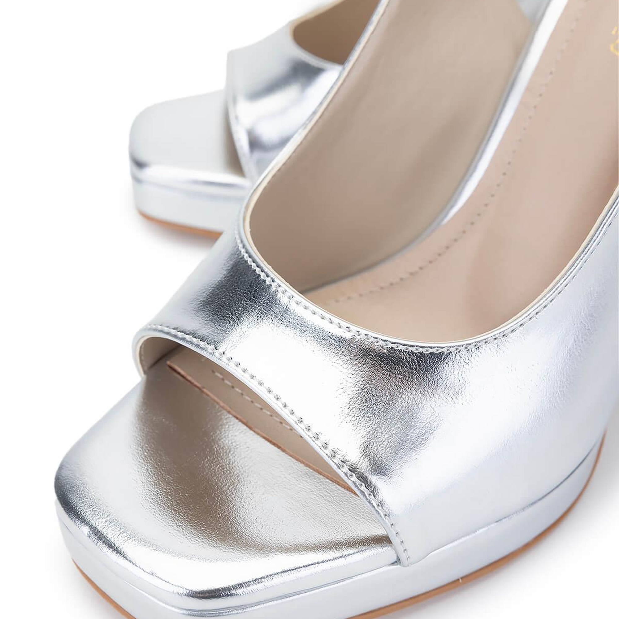 Tamer Tanca Kadın Vegan Lame Topuklu Ayakkabı