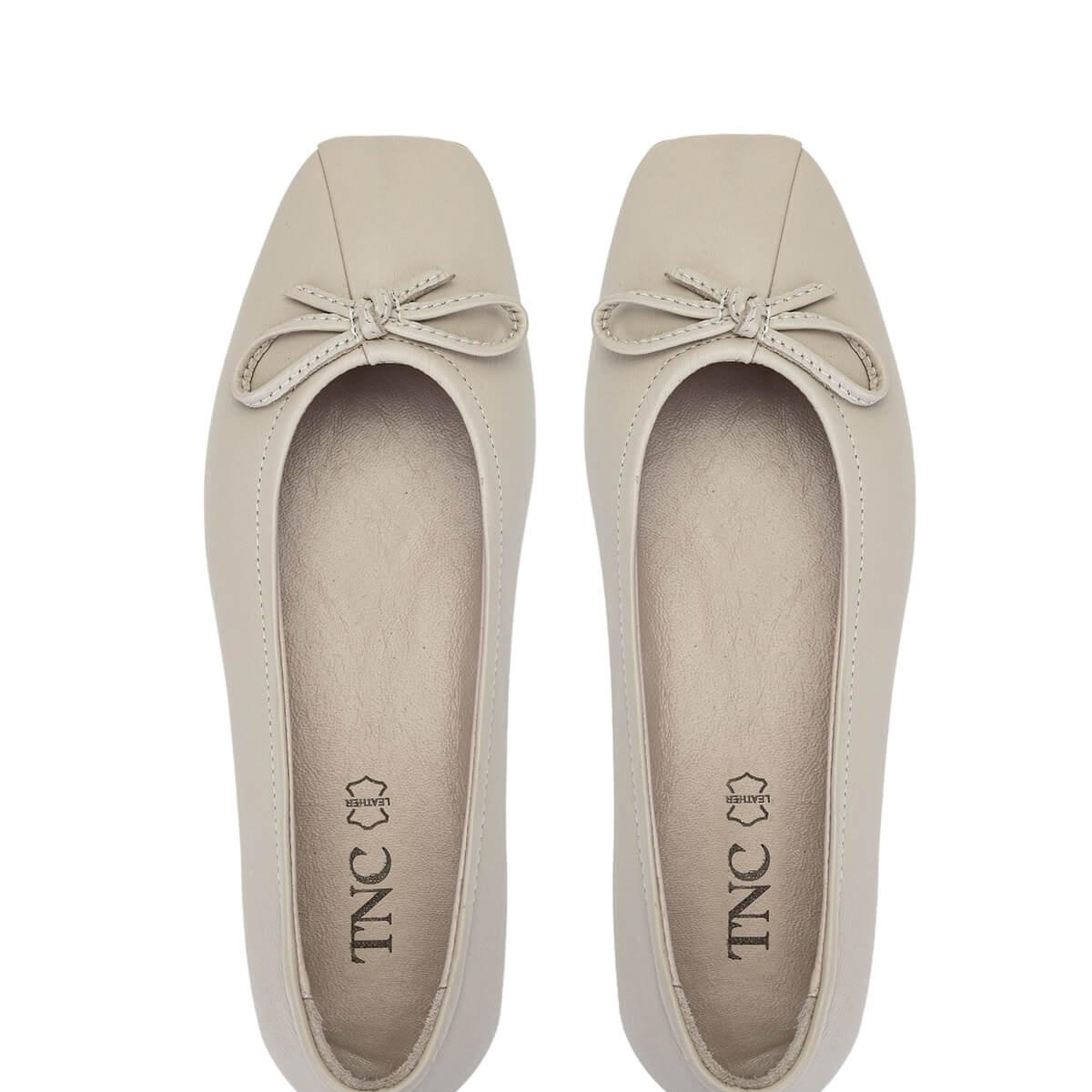 Tamer Tanca Kadın Hakiki Deri Bej Babet Ayakkabı