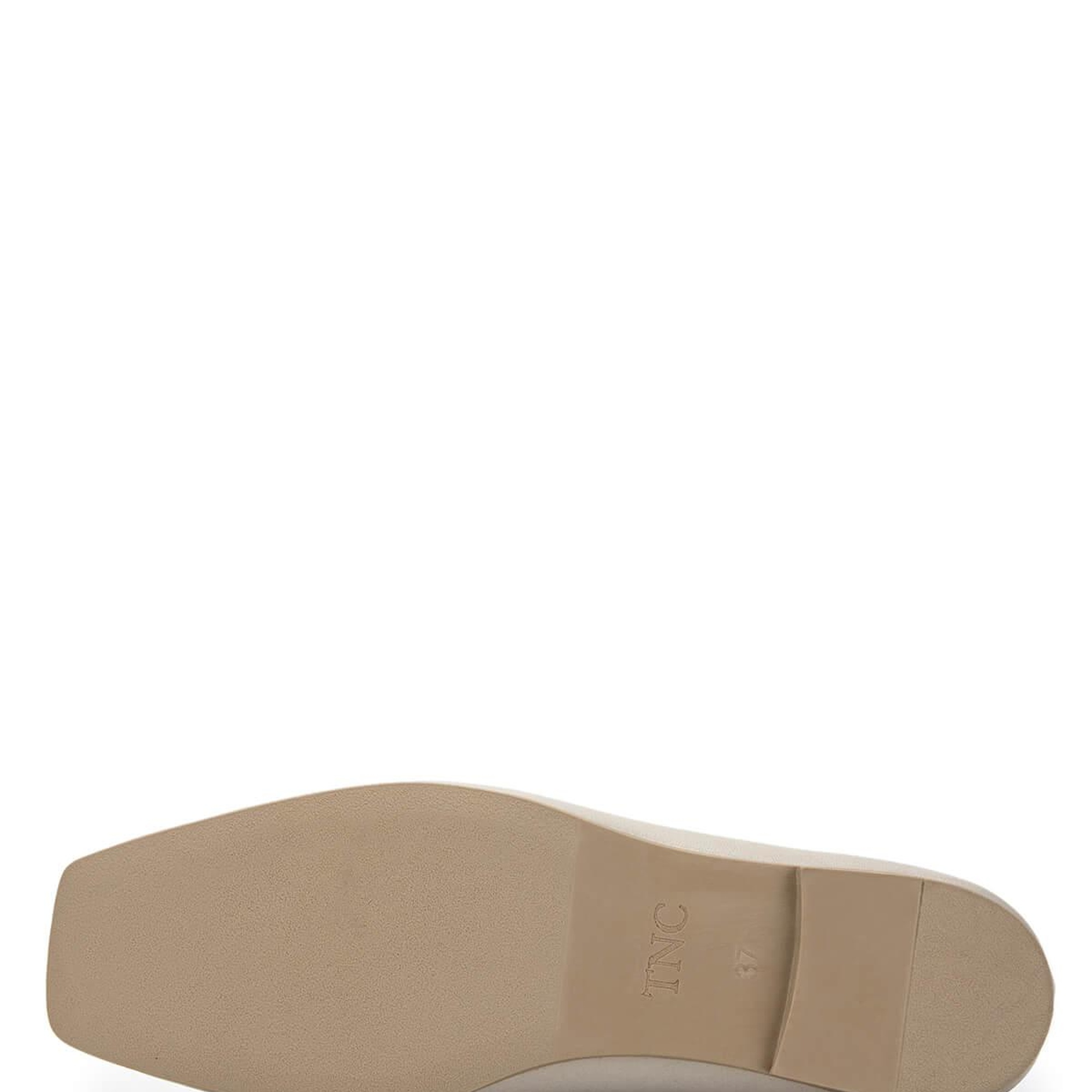 Tamer Tanca Kadın Hakiki Deri Bej Babet Ayakkabı