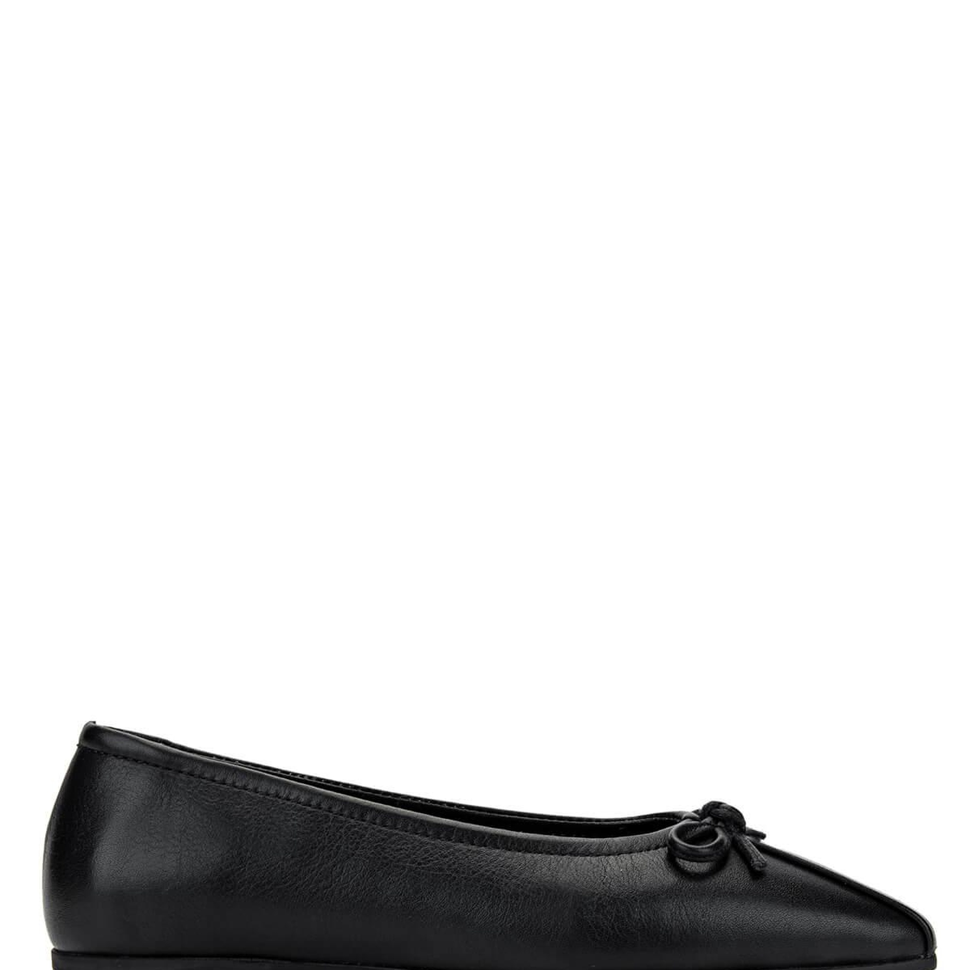 Tamer Tanca Kadın Hakiki Deri Siyah Deri Babet Ayakkabı