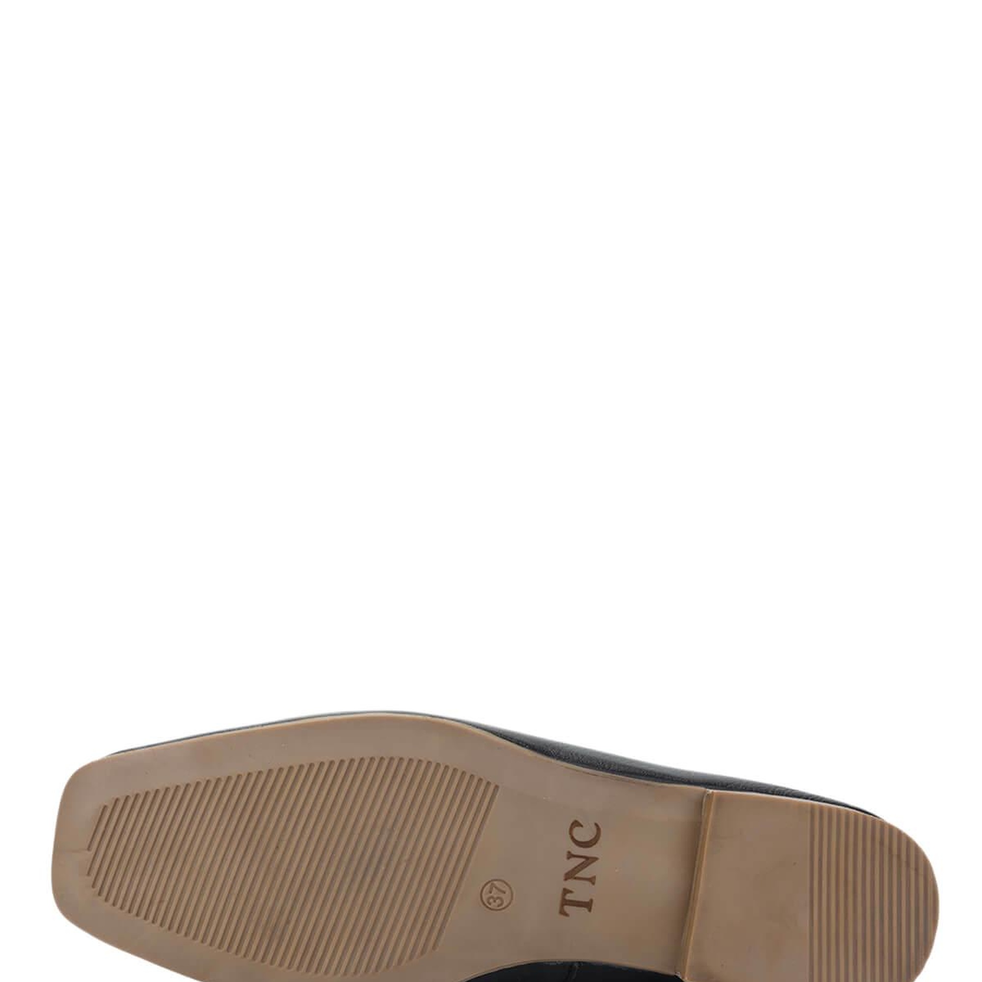 Tamer Tanca Kadın Hakiki Deri Siyah Deri Loafer Ayakkabı