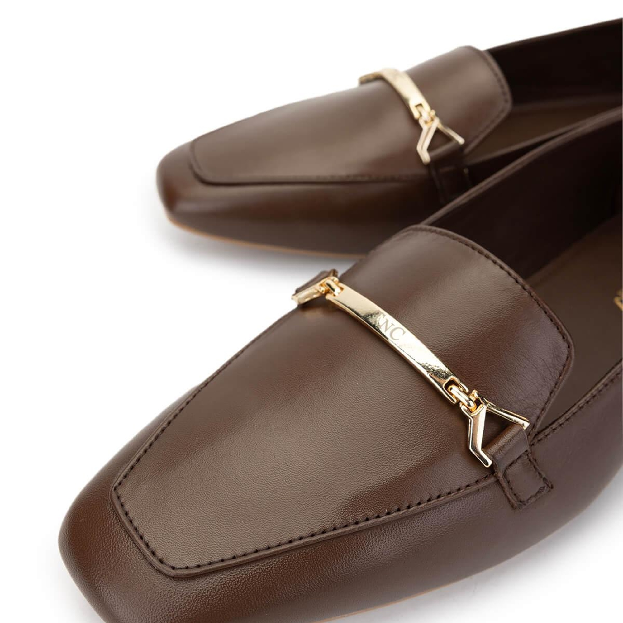 Tamer Tanca Kadın Hakiki Deri Kahverengi Loafer Ayakkabı