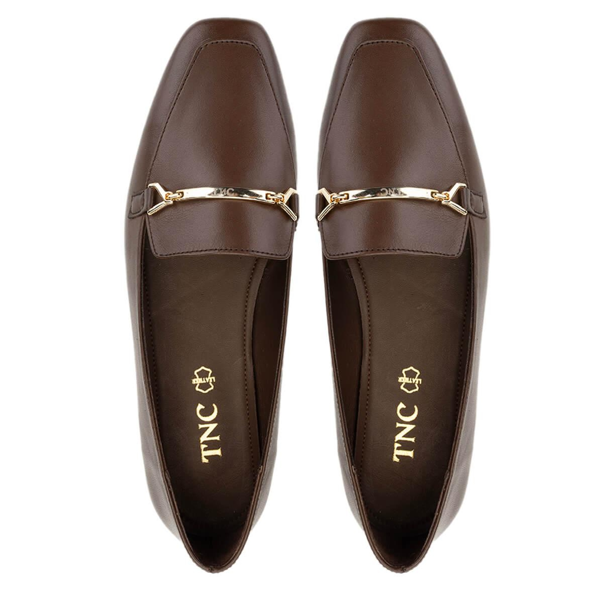 Tamer Tanca Kadın Hakiki Deri Kahverengi Loafer Ayakkabı