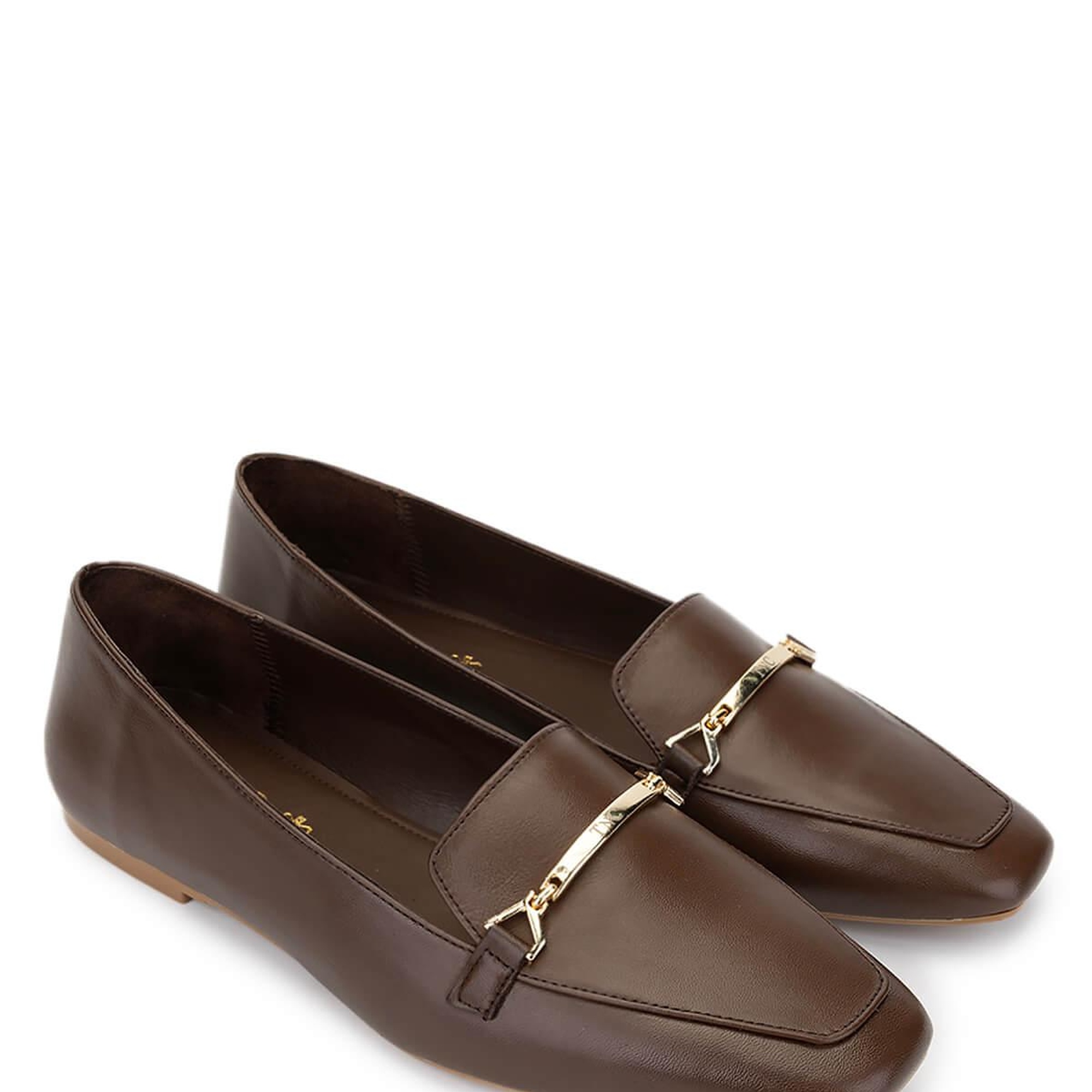 Tamer Tanca Kadın Hakiki Deri Kahverengi Loafer Ayakkabı