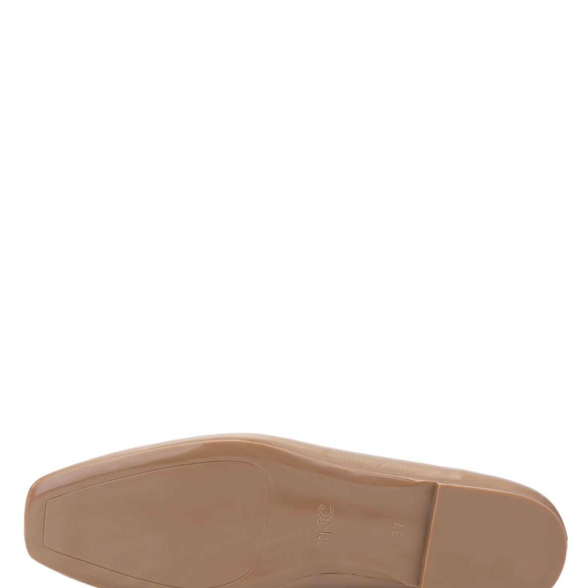 Tamer Tanca Kadın Hakiki Deri Bej Loafer Ayakkabı