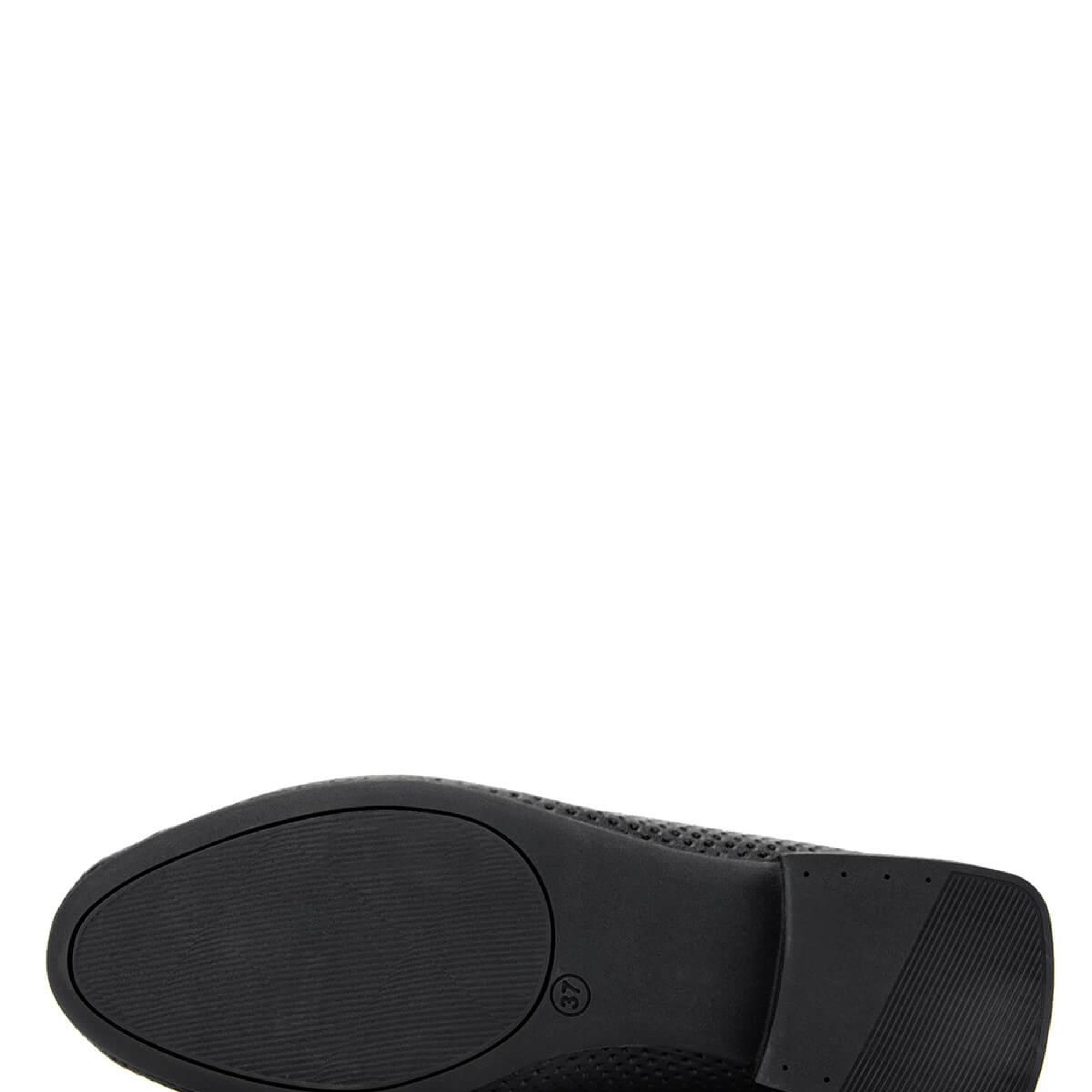 Tamer Tanca Kadın Hakiki Deri Siyah Loafer Ayakkabı