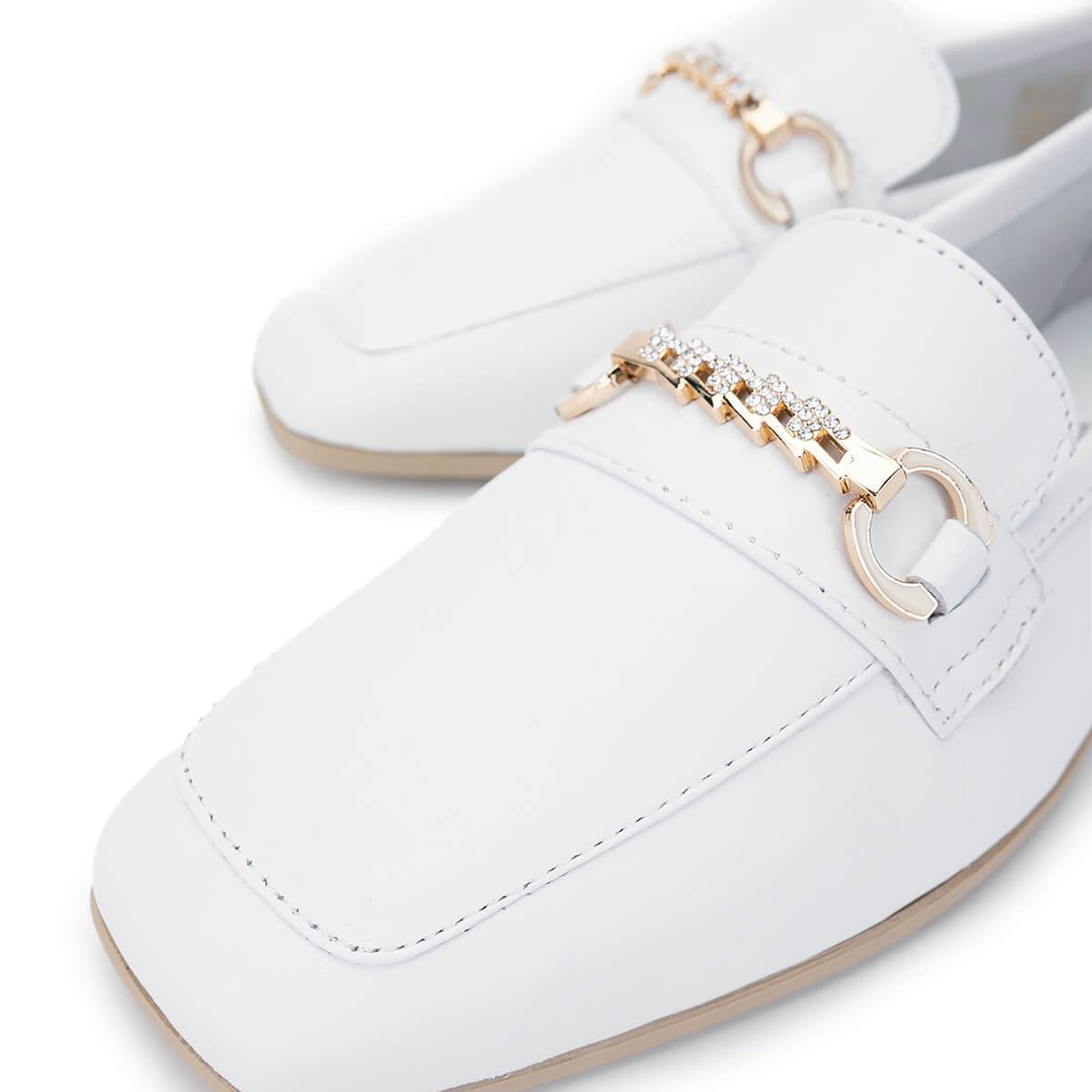 Tamer Tanca Kadın Hakiki Deri Beyaz Loafer Ayakkabı