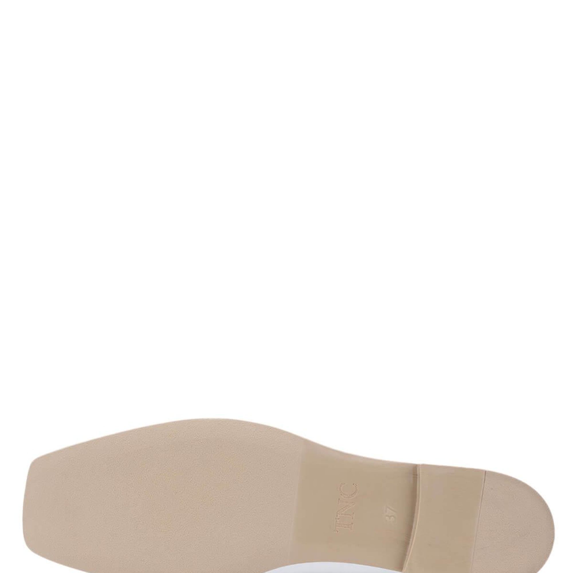 Tamer Tanca Kadın Hakiki Deri Beyaz Loafer Ayakkabı