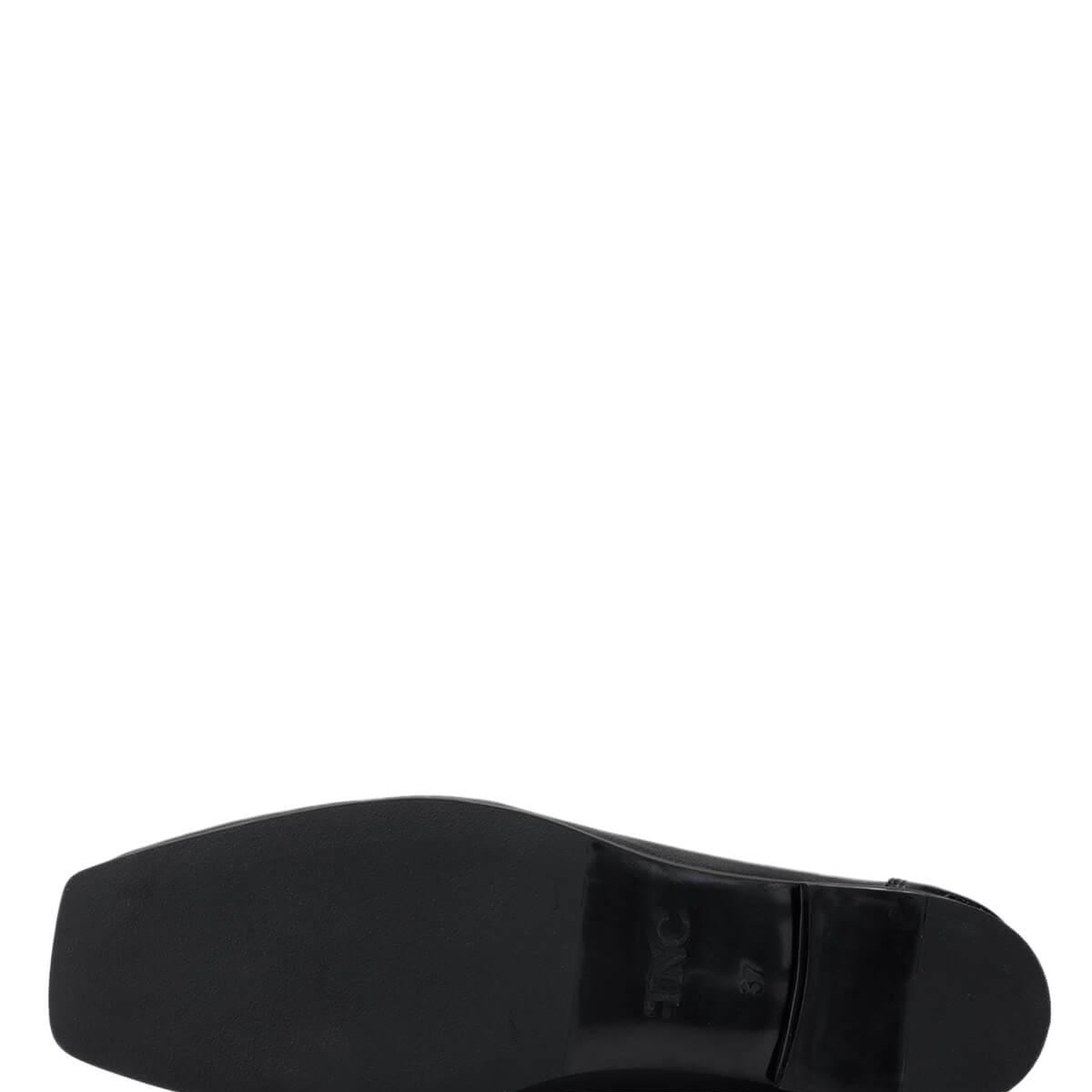 Tamer Tanca Kadın Hakiki Deri Siyah Deri Loafer Ayakkabı