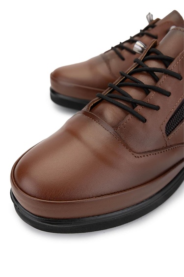  Tamer Tanca Kadın Hakiki Deri Taba Casual Ayakkabı