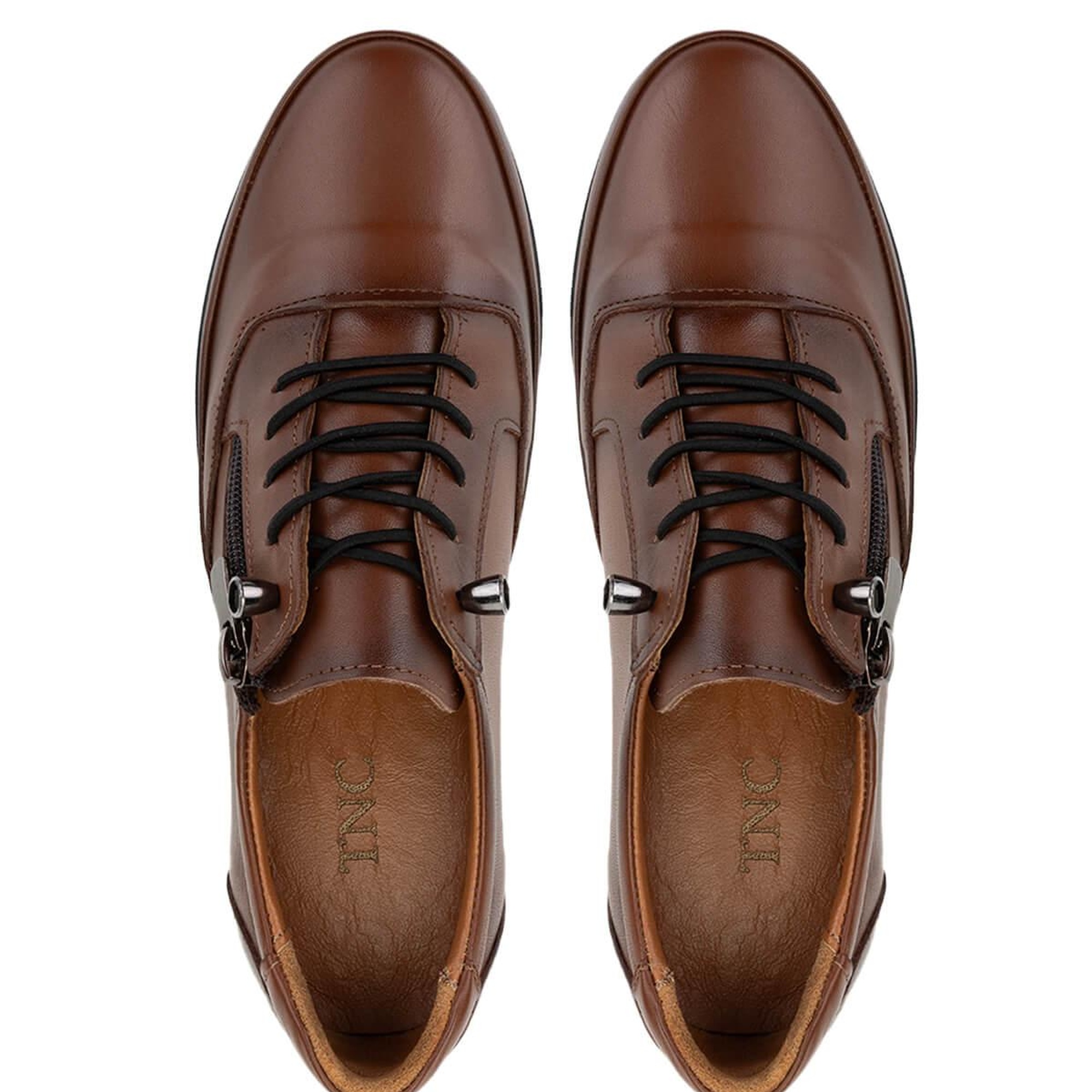 Tamer Tanca Kadın Hakiki Deri Taba Casual Ayakkabı