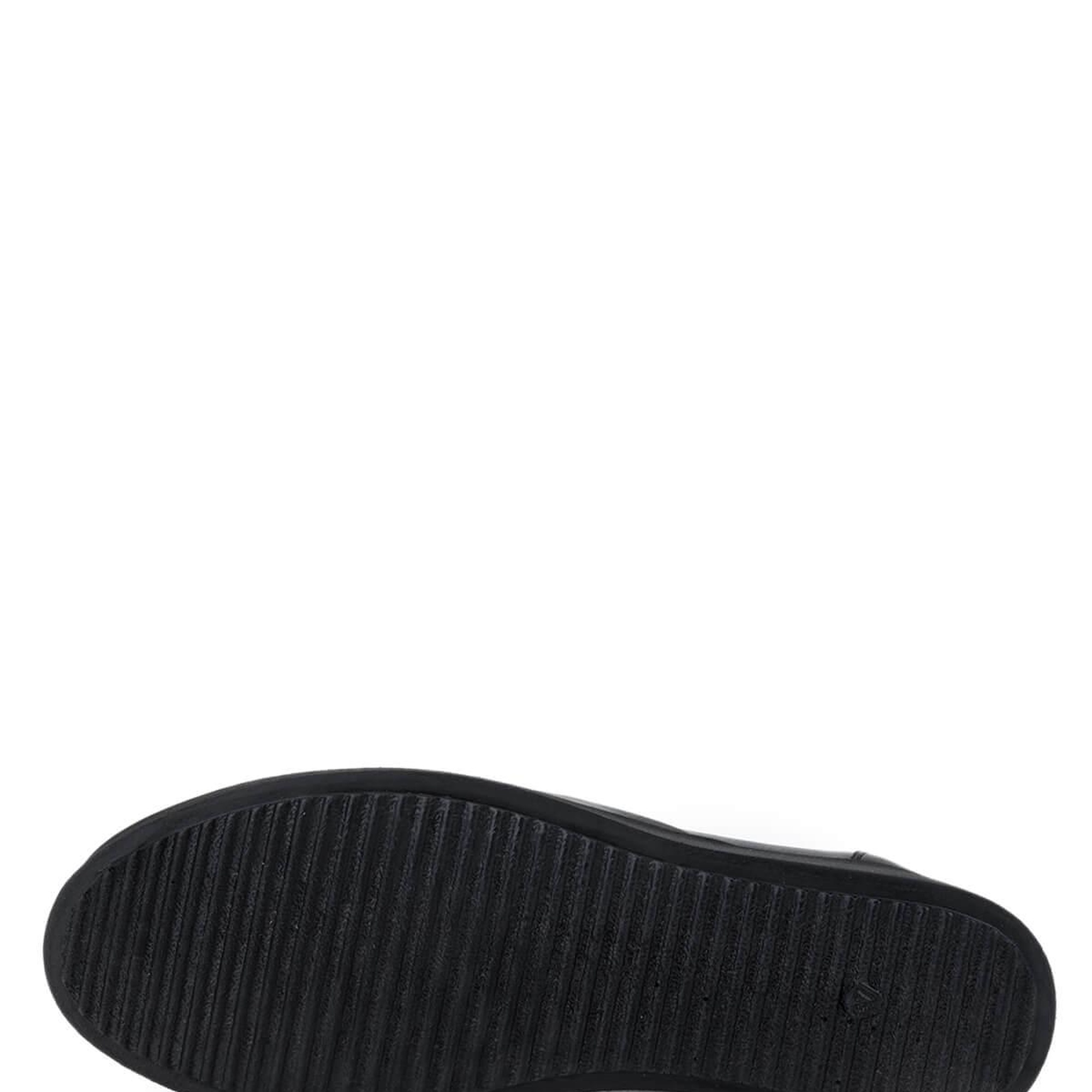 Tamer Tanca Kadın Hakiki Deri Siyah Deri Casual Ayakkabı