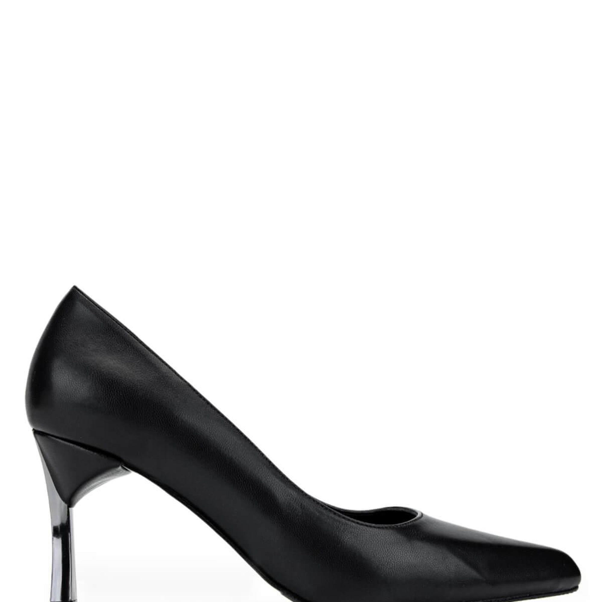 Tamer Tanca Kadın Vegan Siyah Stiletto Ayakkabı