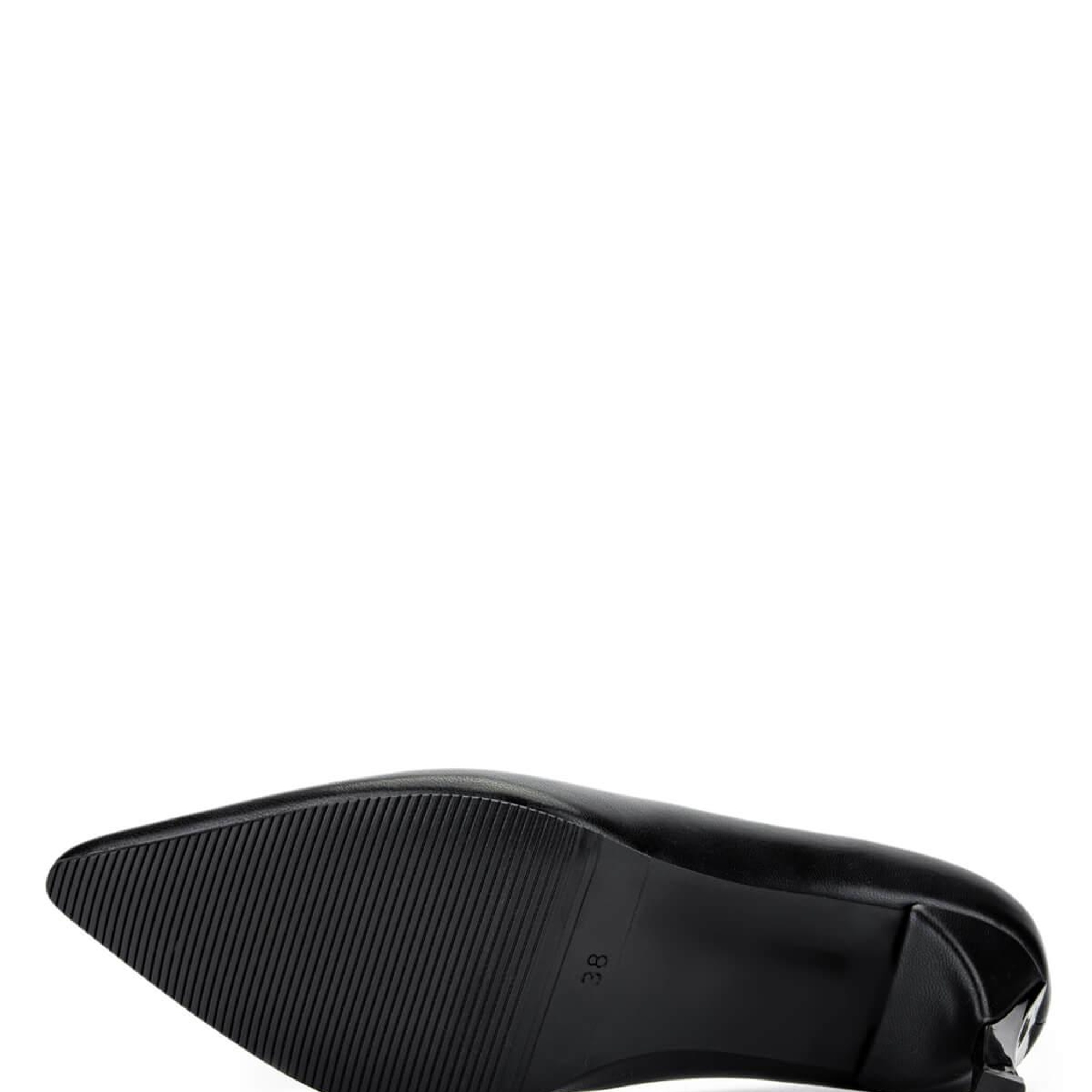 Tamer Tanca Kadın Vegan Siyah Stiletto Ayakkabı