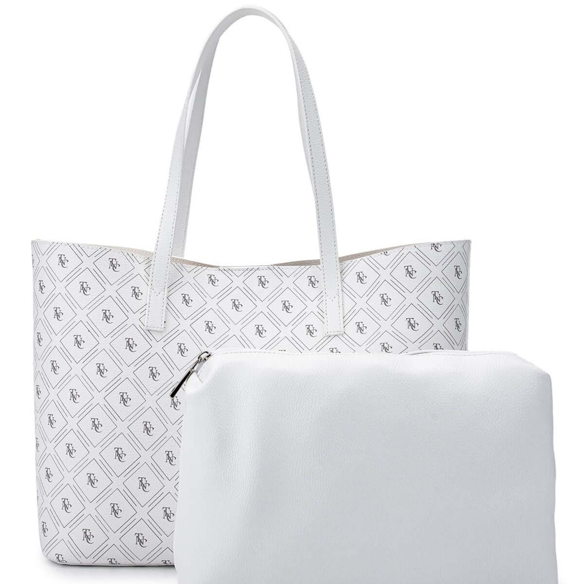 Tamer Tanca Kadın Vegan Beyaz Omuz Çanta