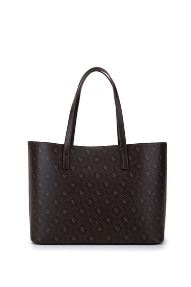  Tamer Tanca Kadın Vegan Kahverengi Omuz Çanta